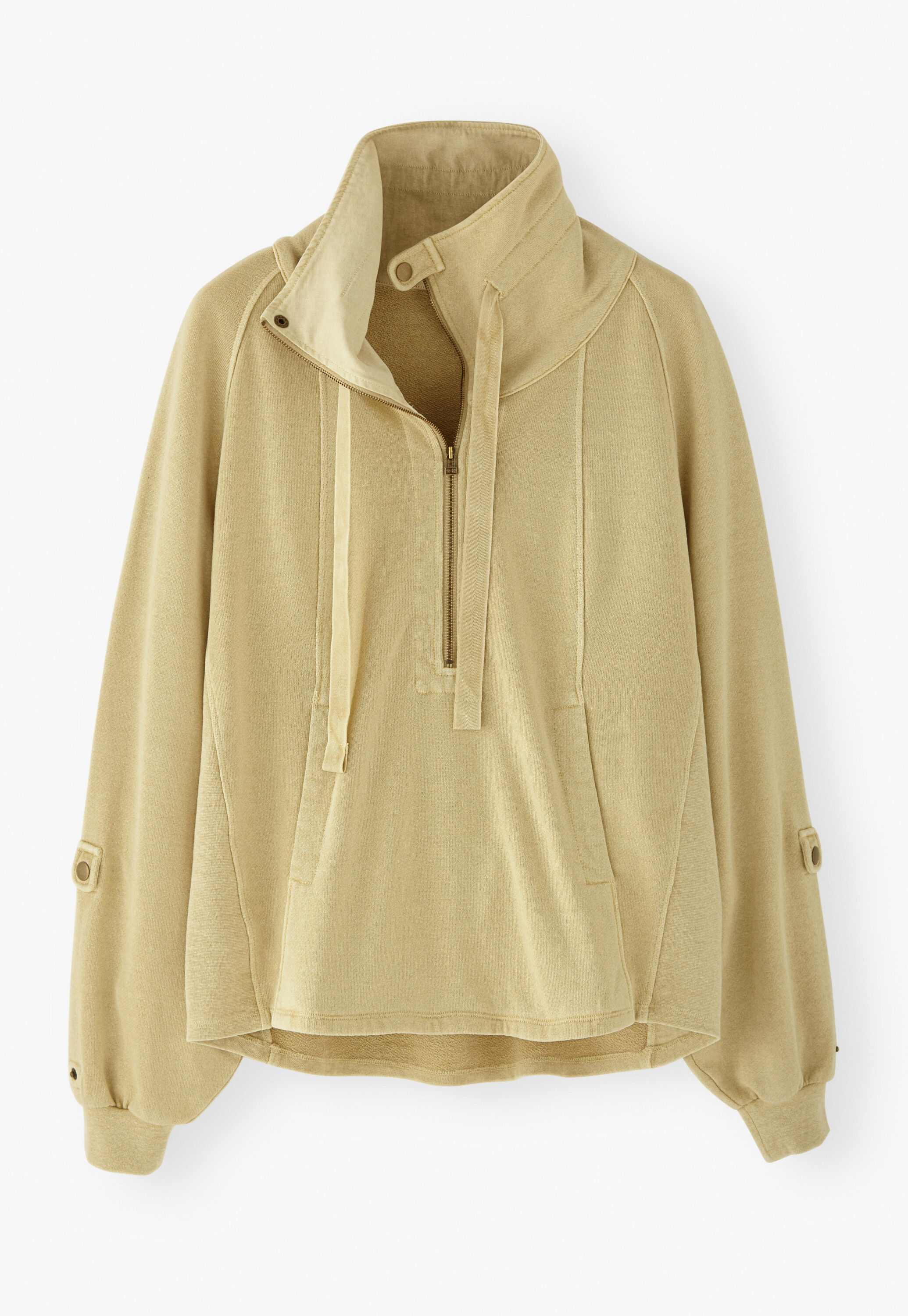 Funnel-neck sweatshirt