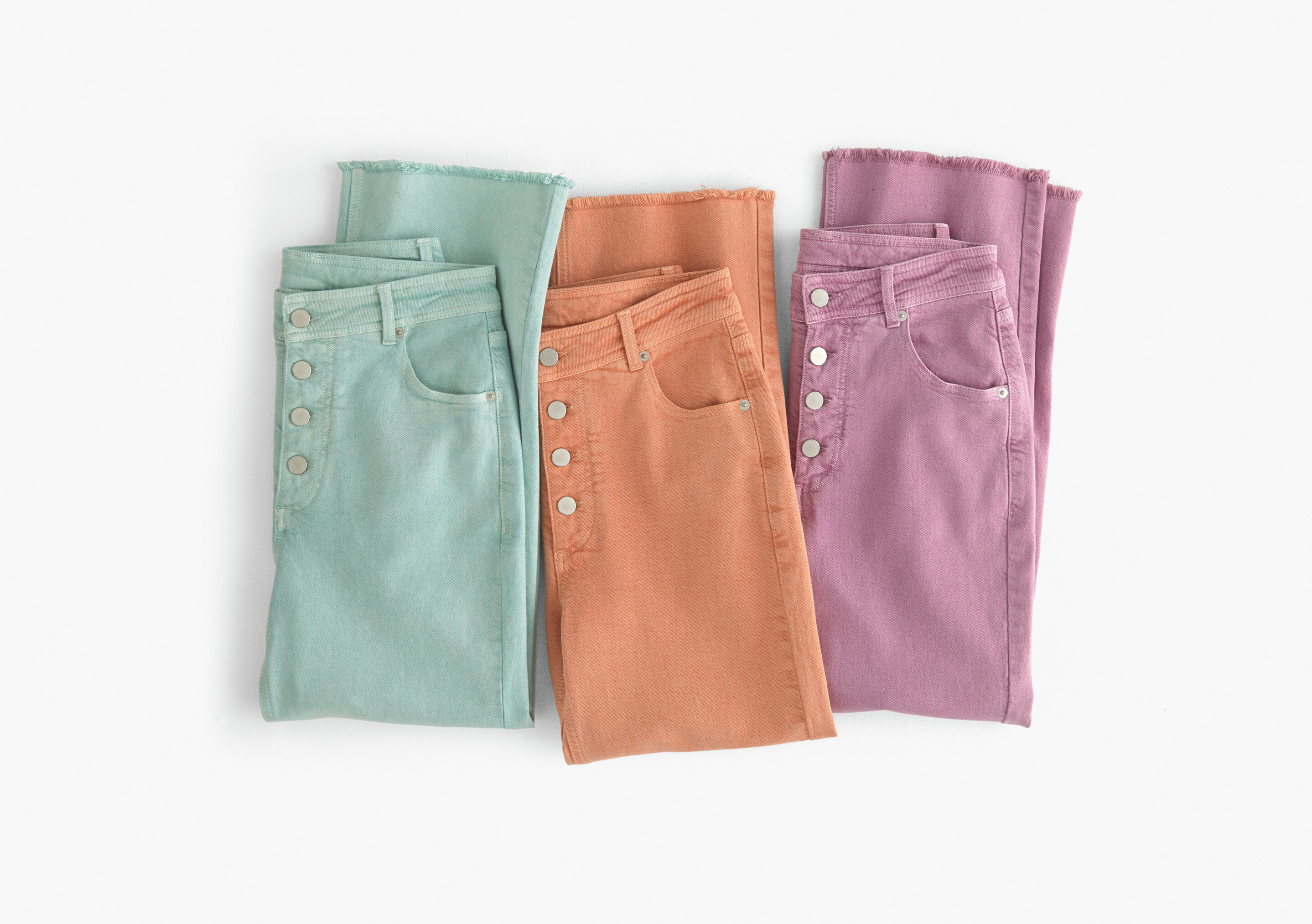 Wide-leg cord trousers