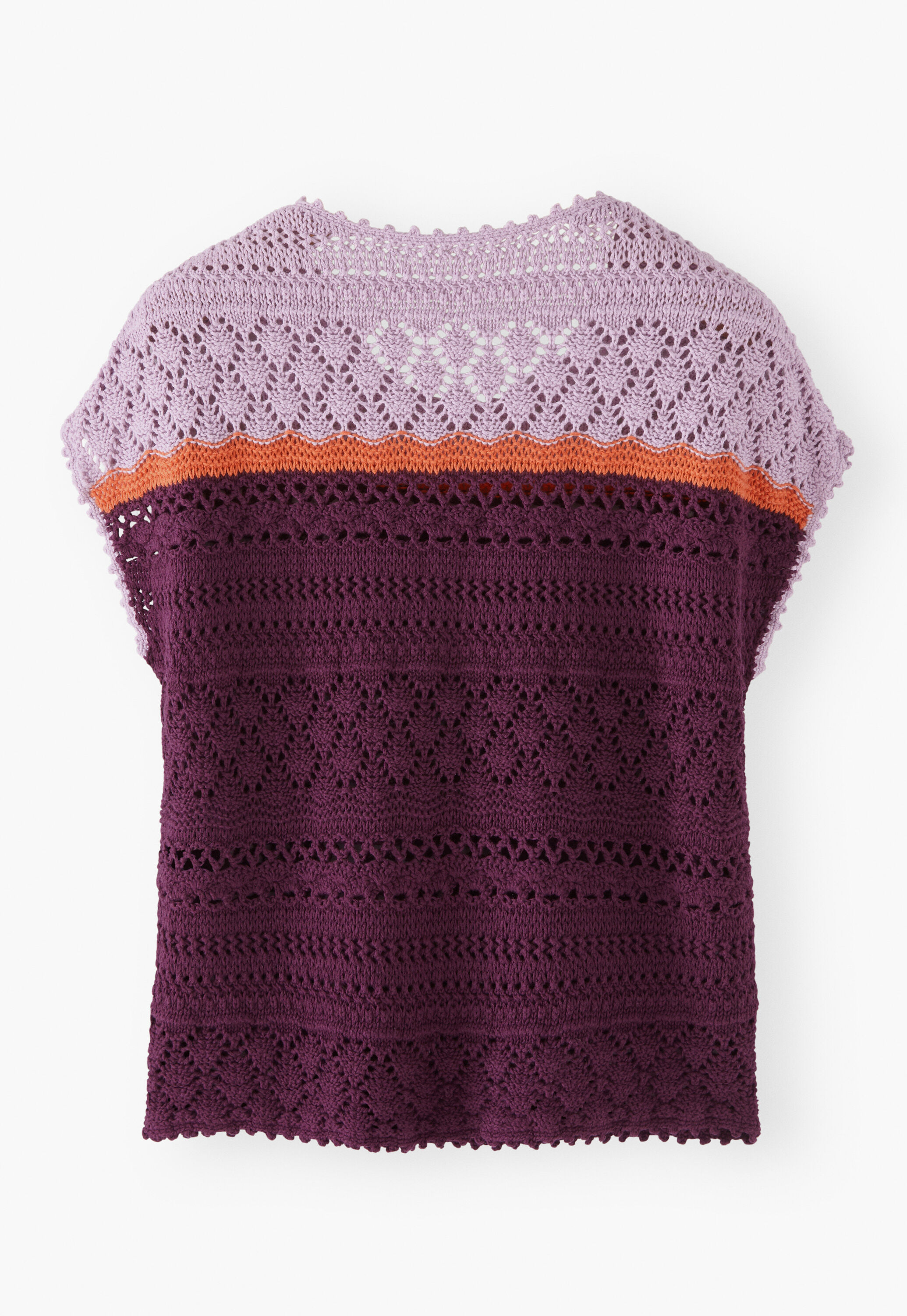 Crochet-stitch sweater