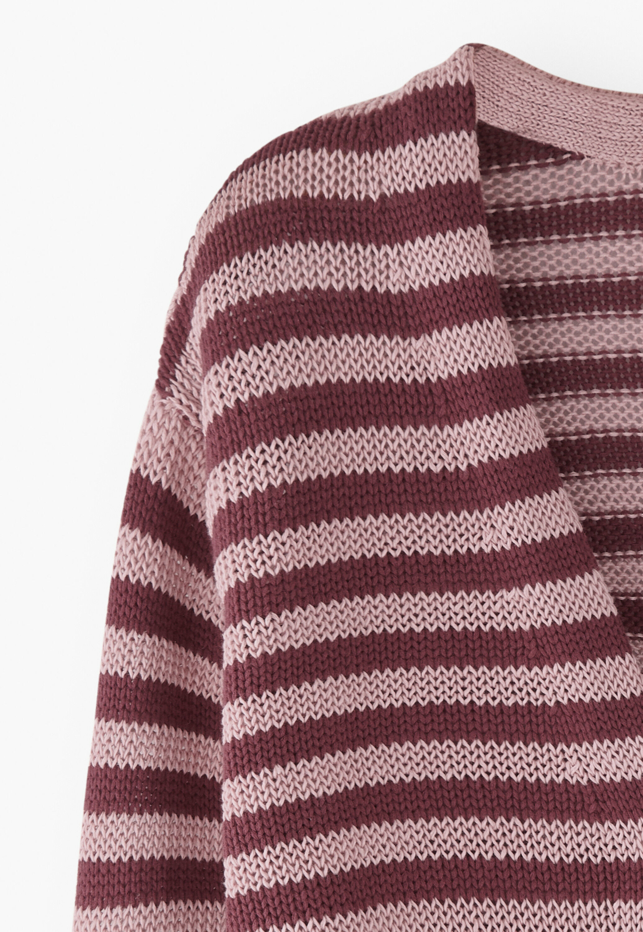 Striped cardigan