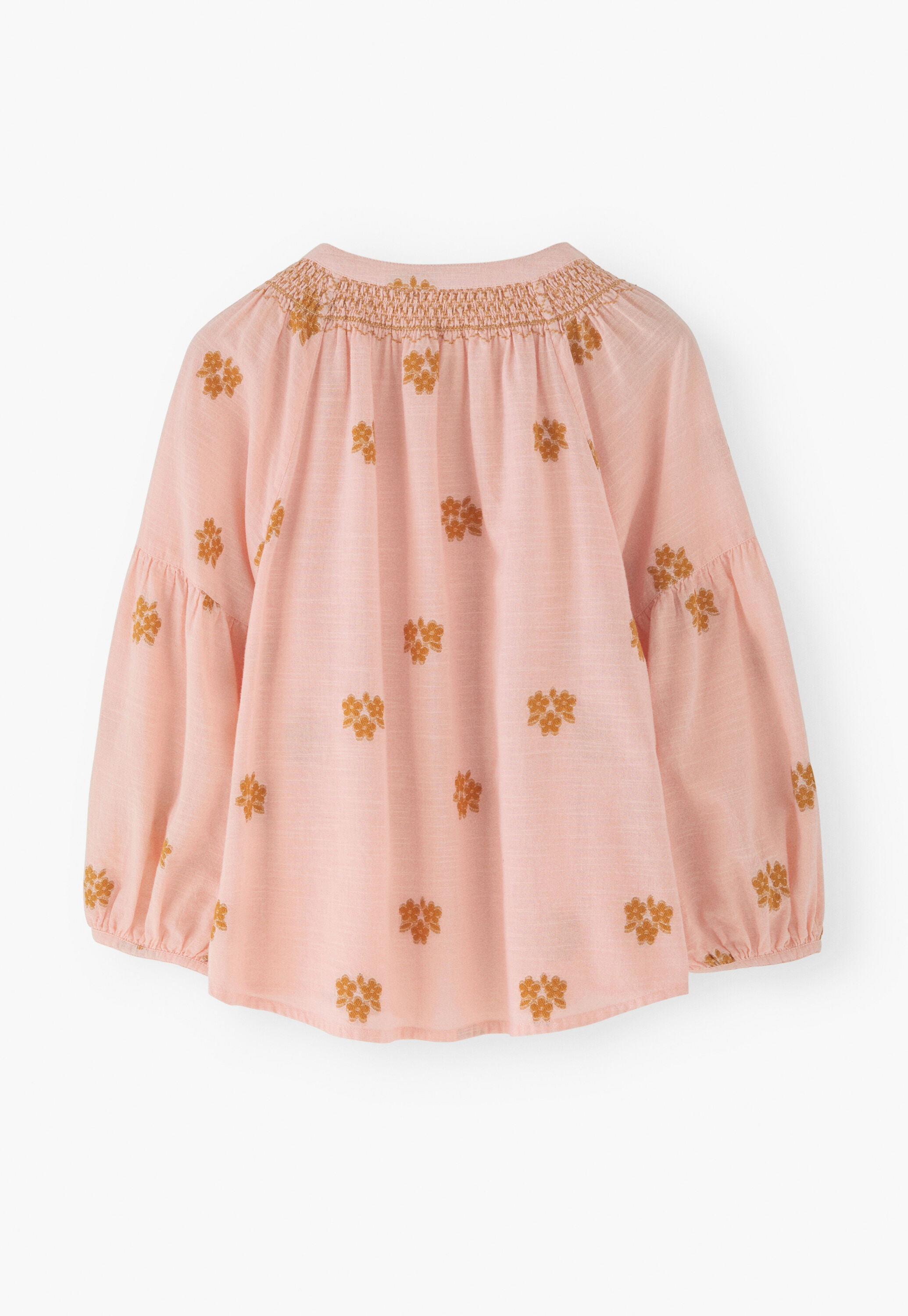 Clipped jacquard blouse