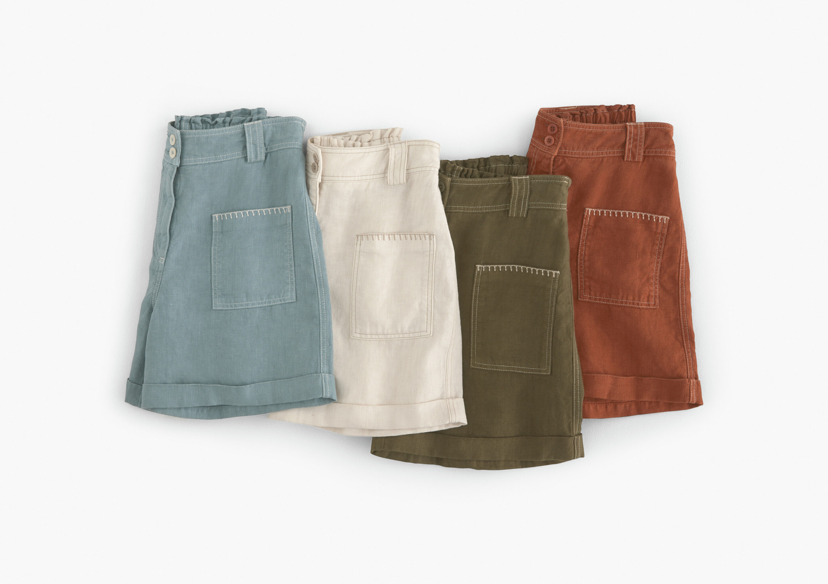 Patch-pocket shorts