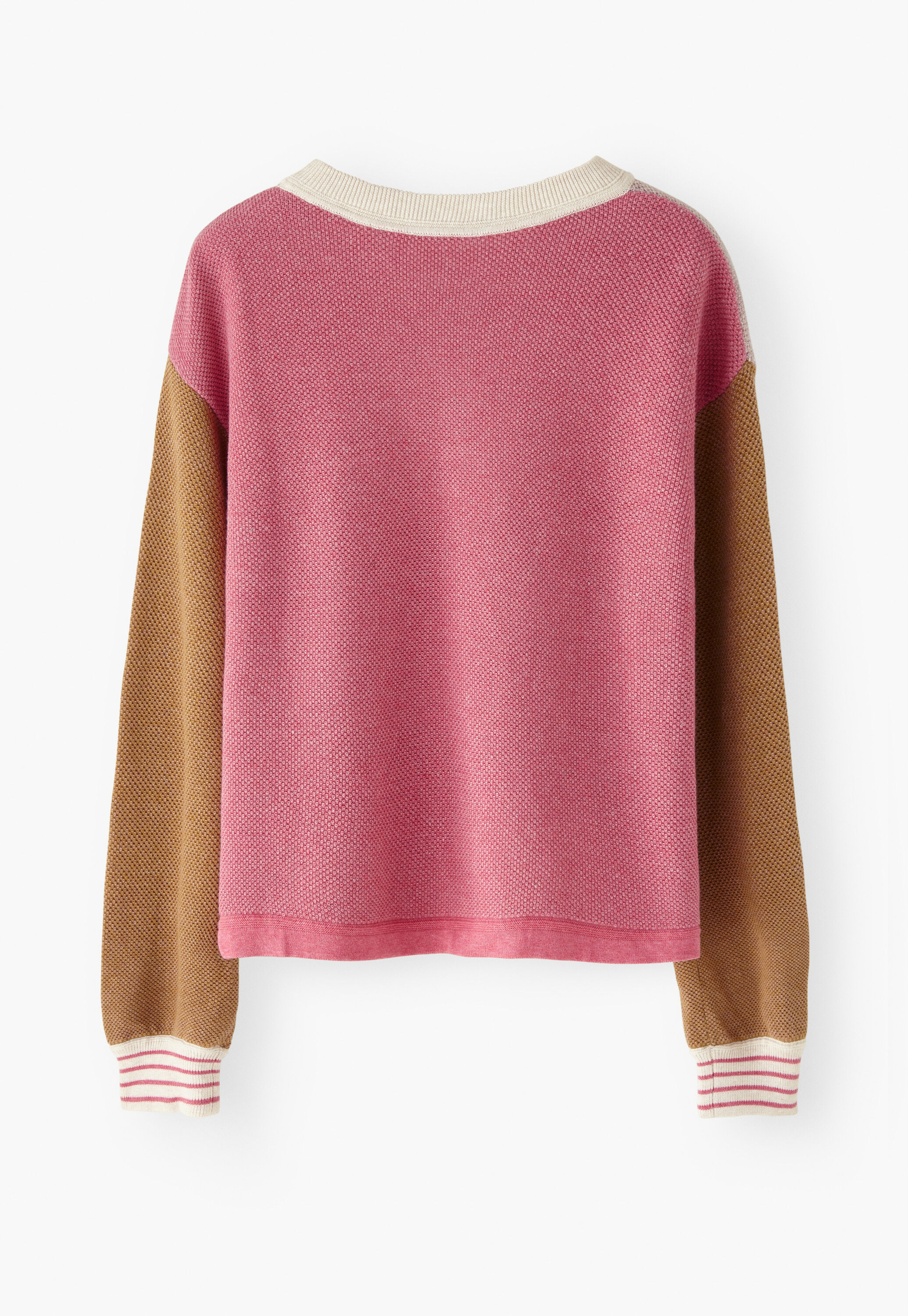 Piqu&eacute; knit sweater