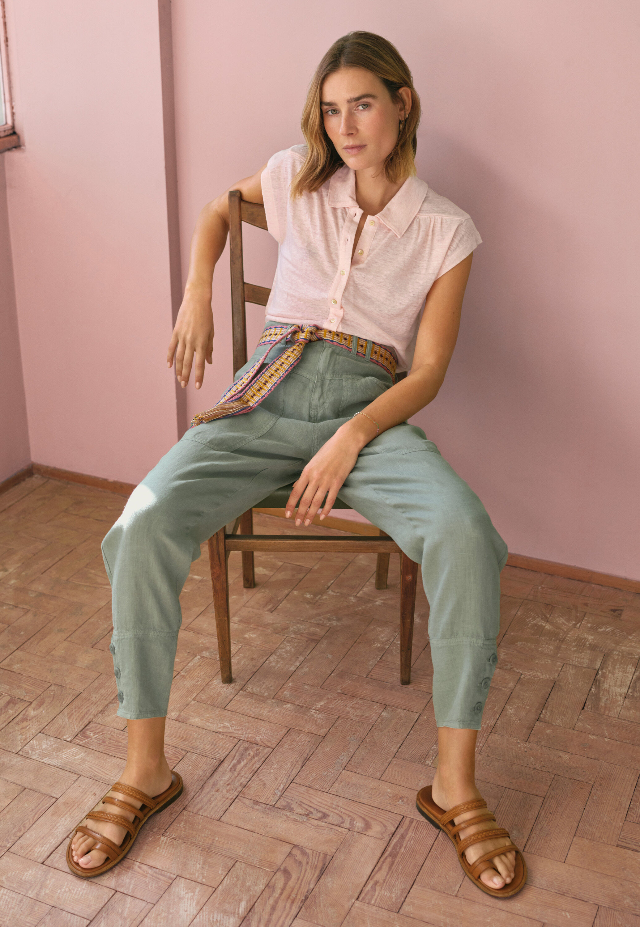 Cropped trousers