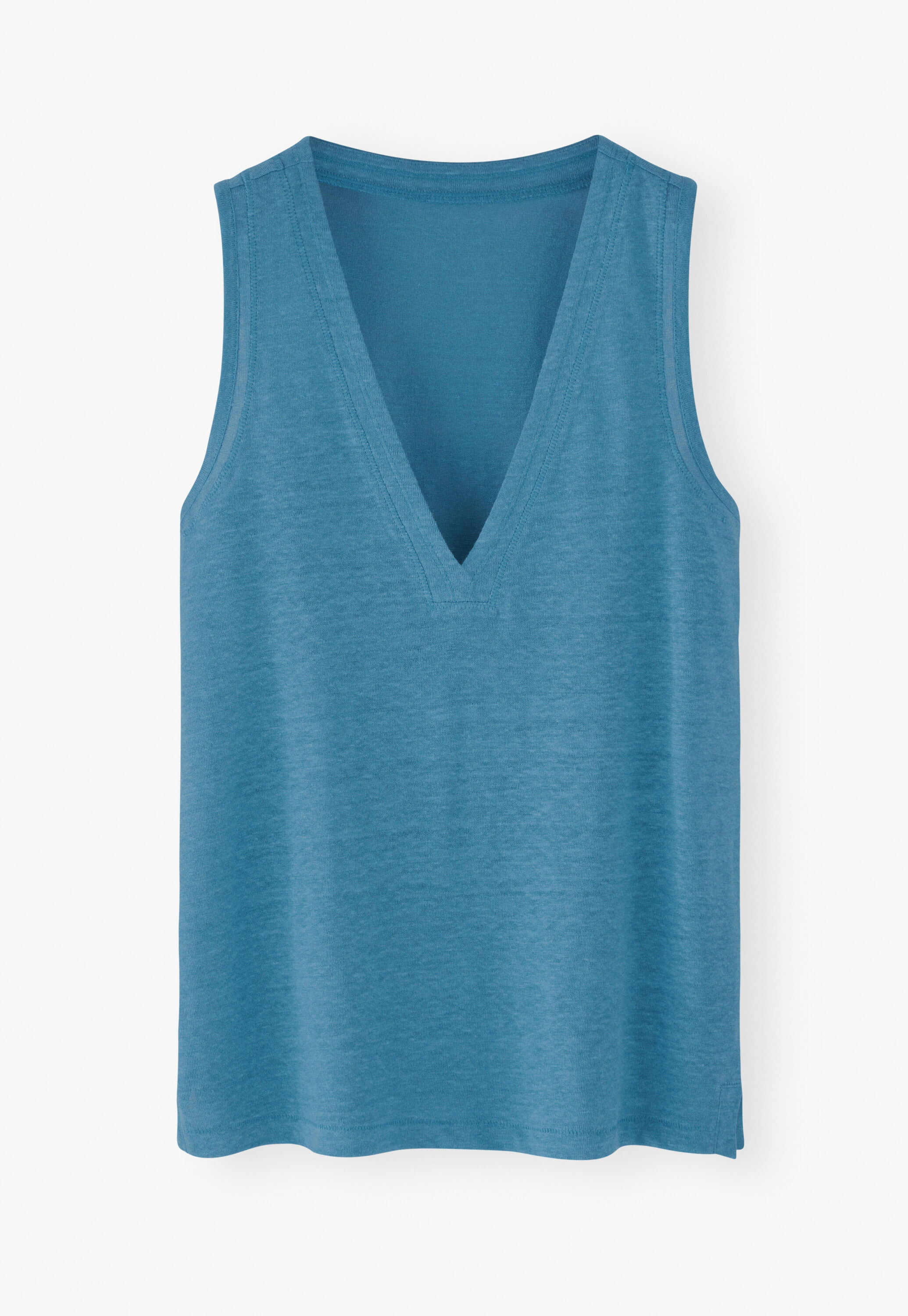 V-neck jersey vest