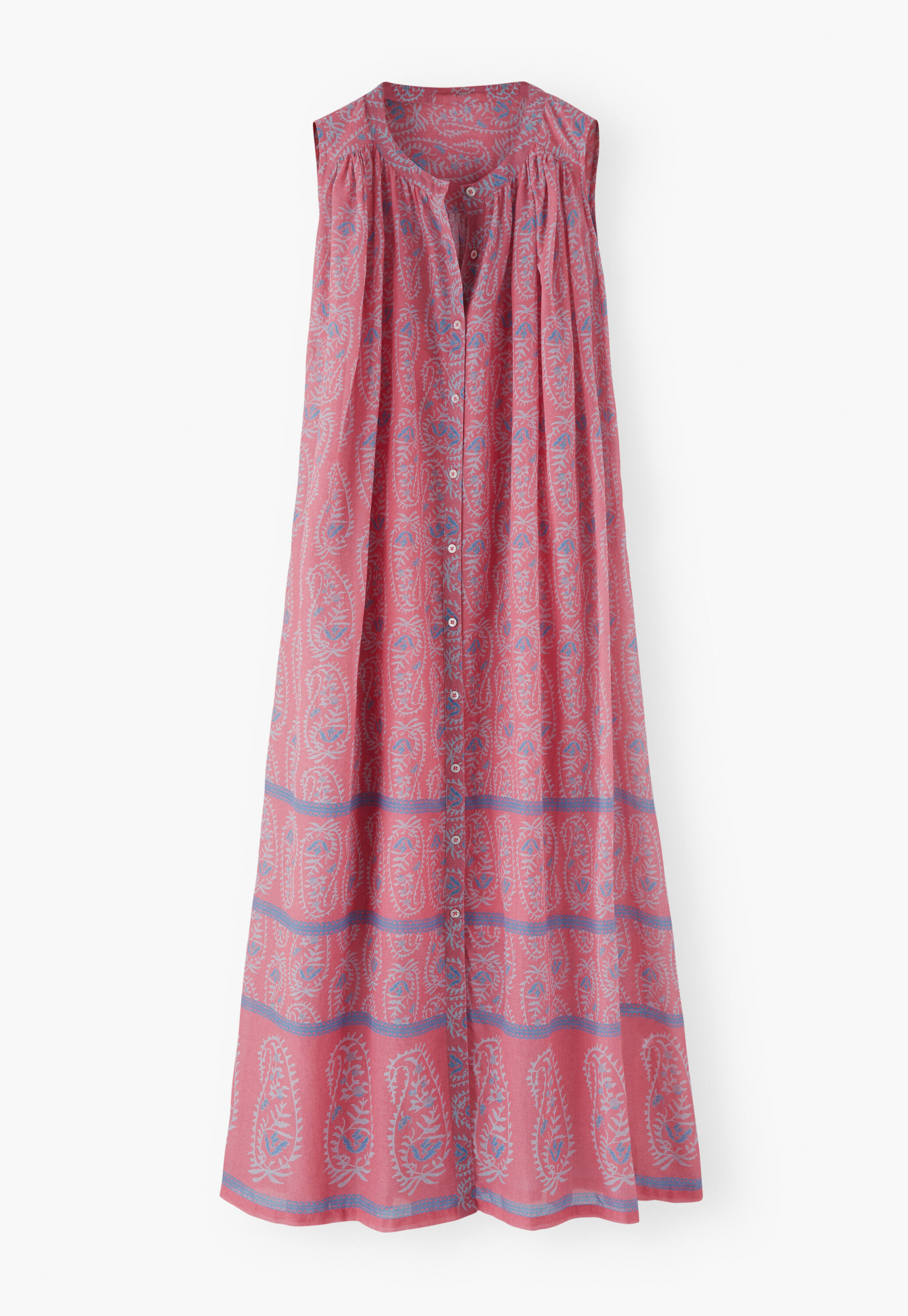 Printed placement dress