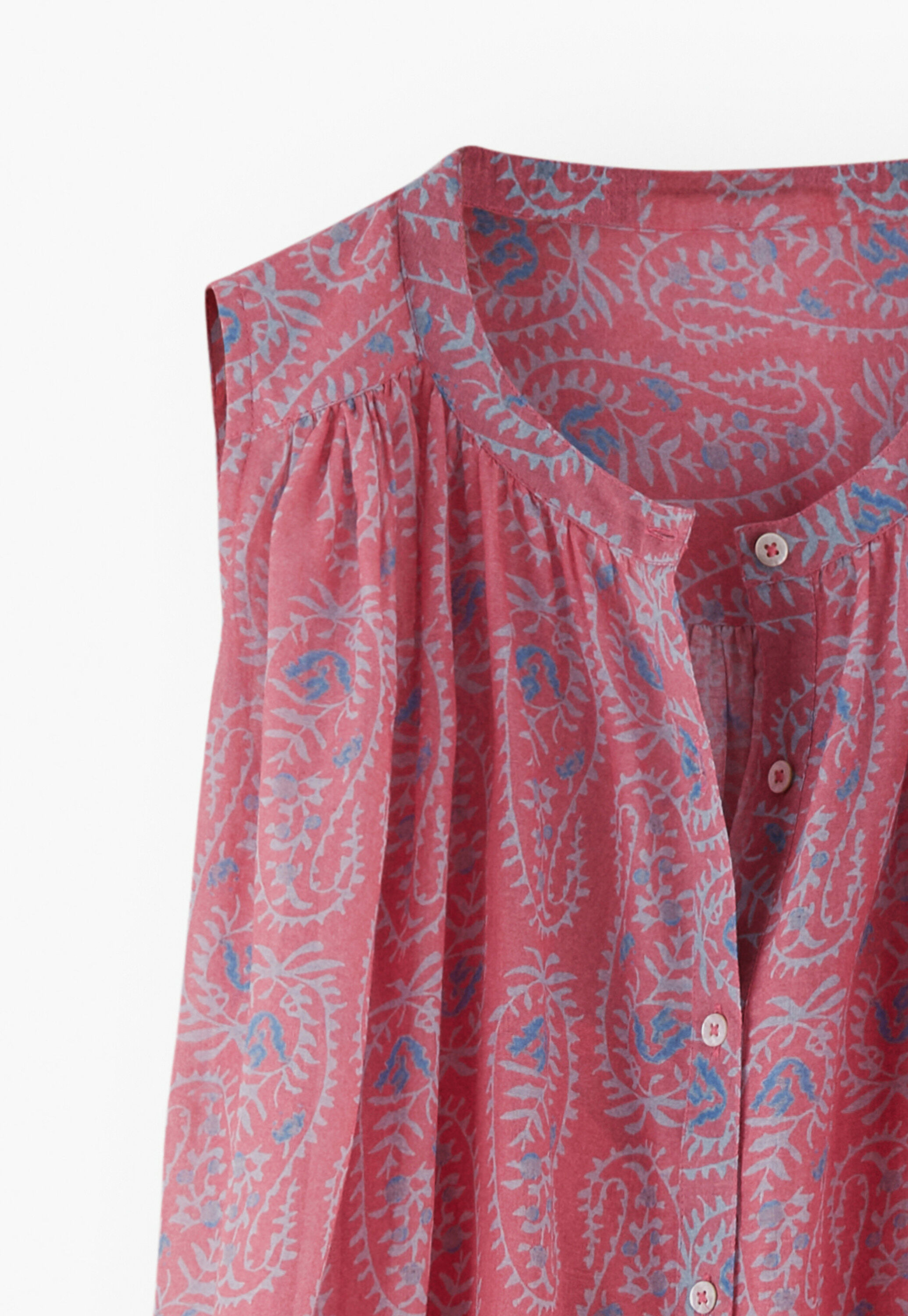 Printed placement dress