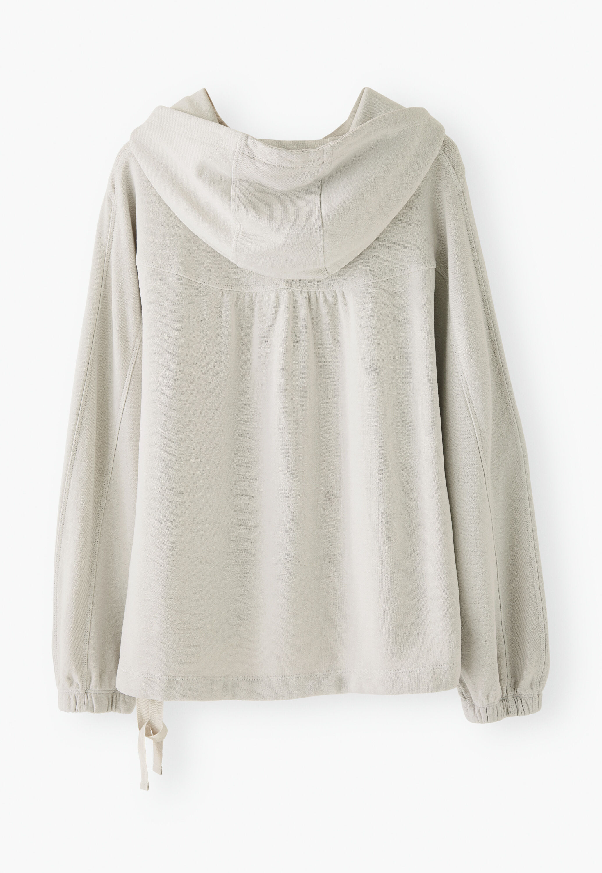 Panelled hoodie