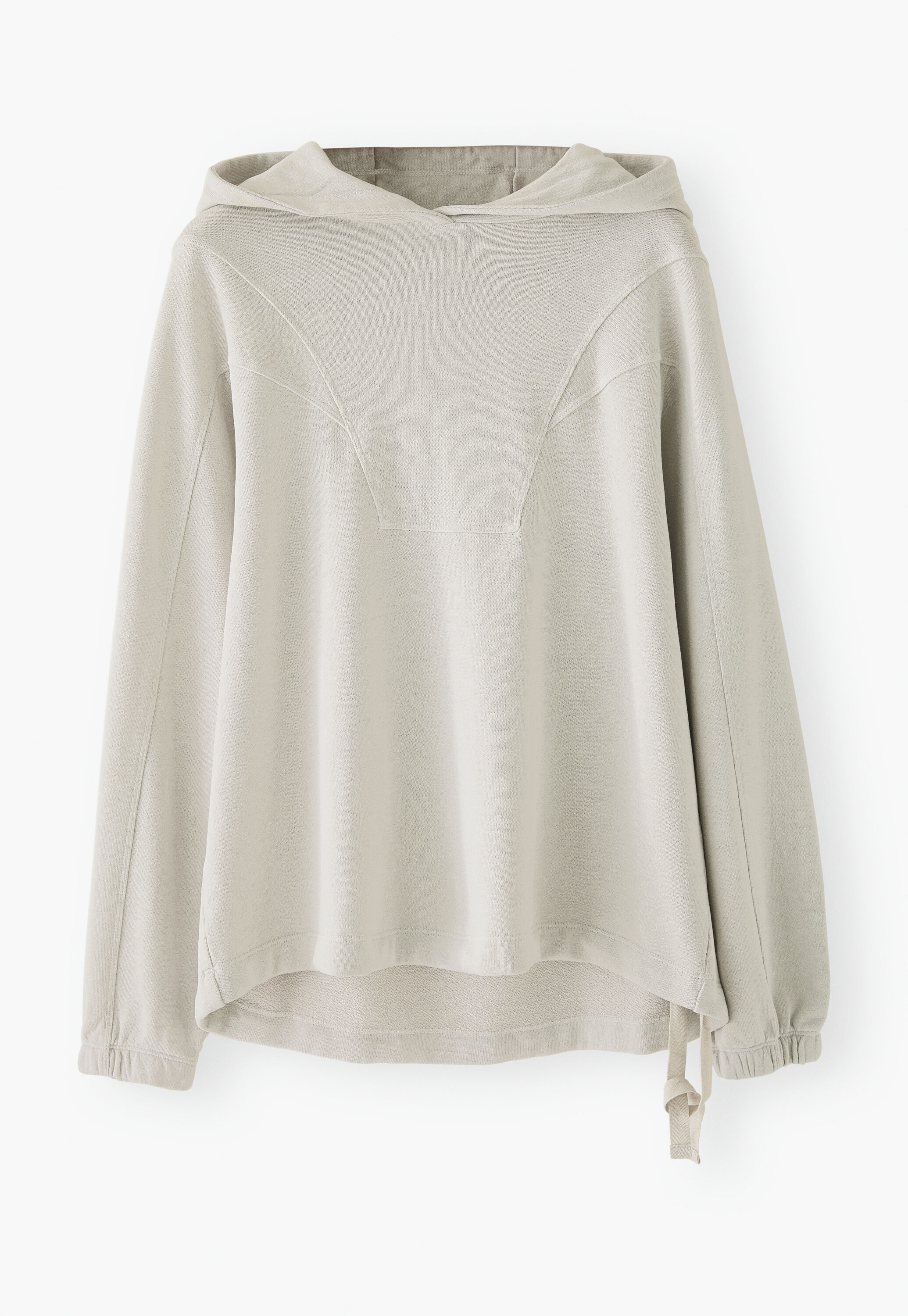 Panelled hoodie