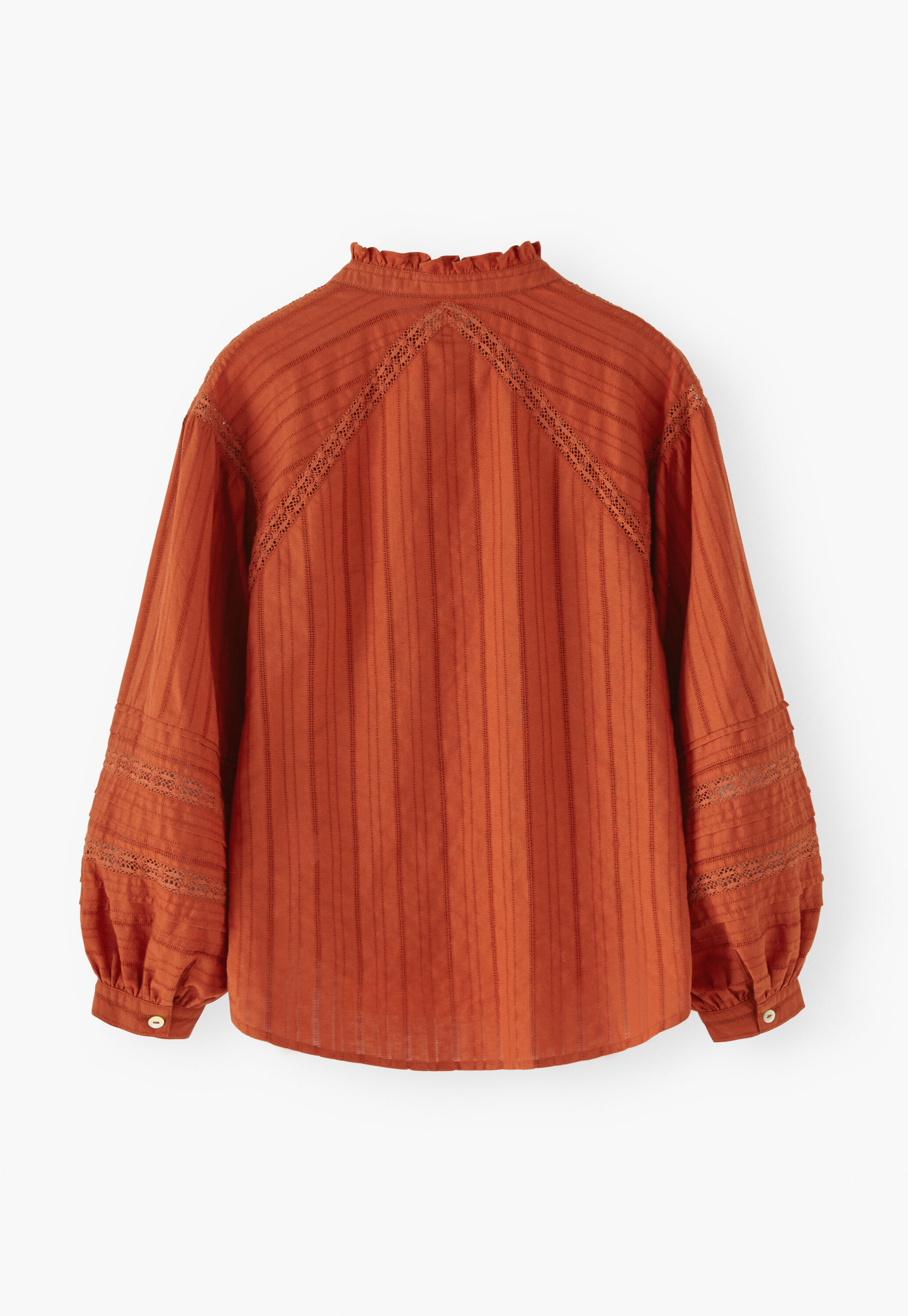 Tuck-detail blouse
