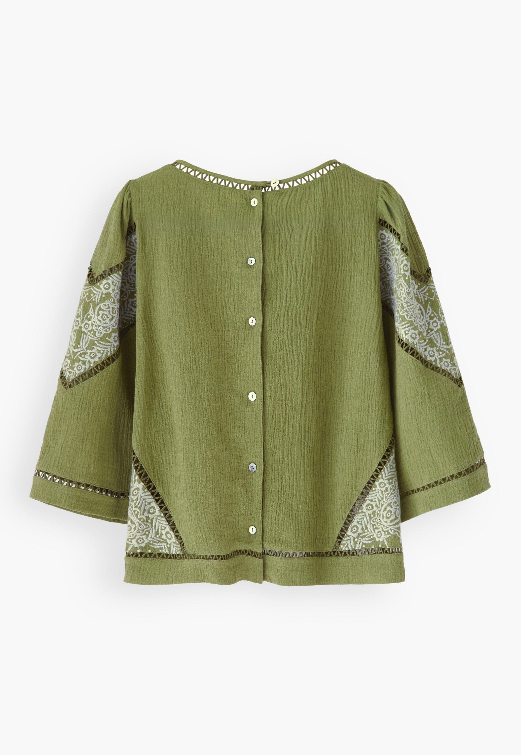 Embroidered top
