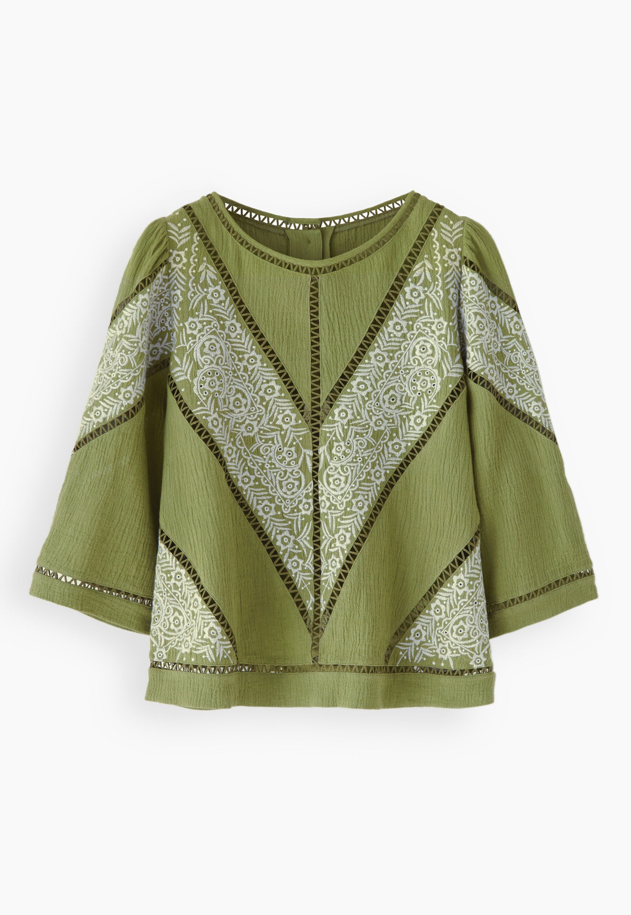 Embroidered top