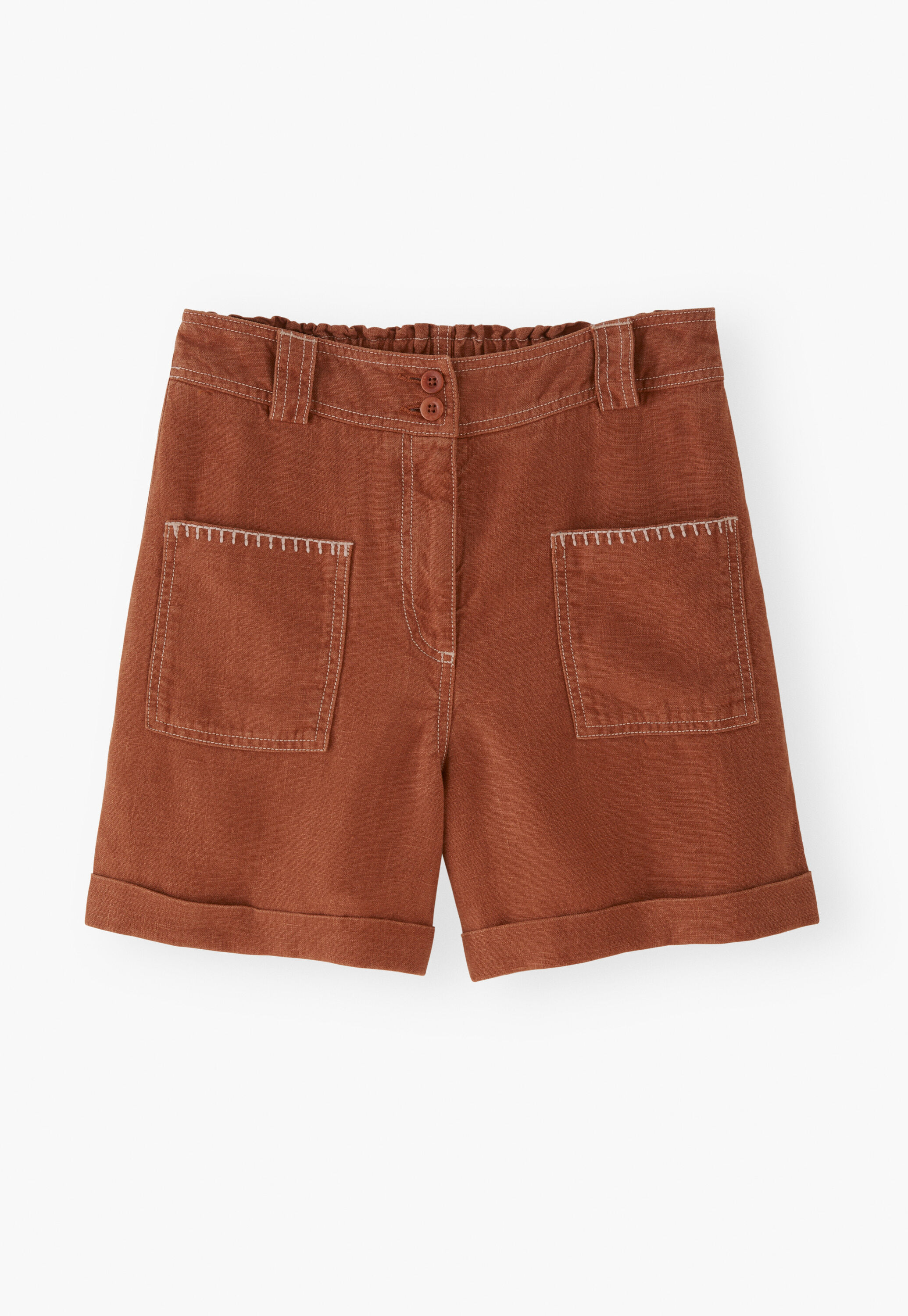 Patch-pocket shorts