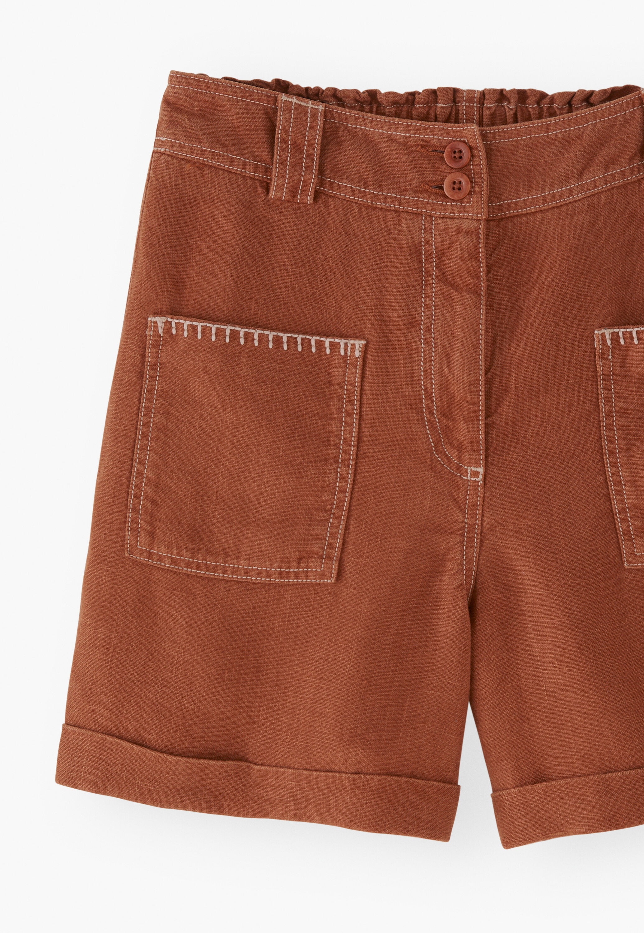 Patch-pocket shorts