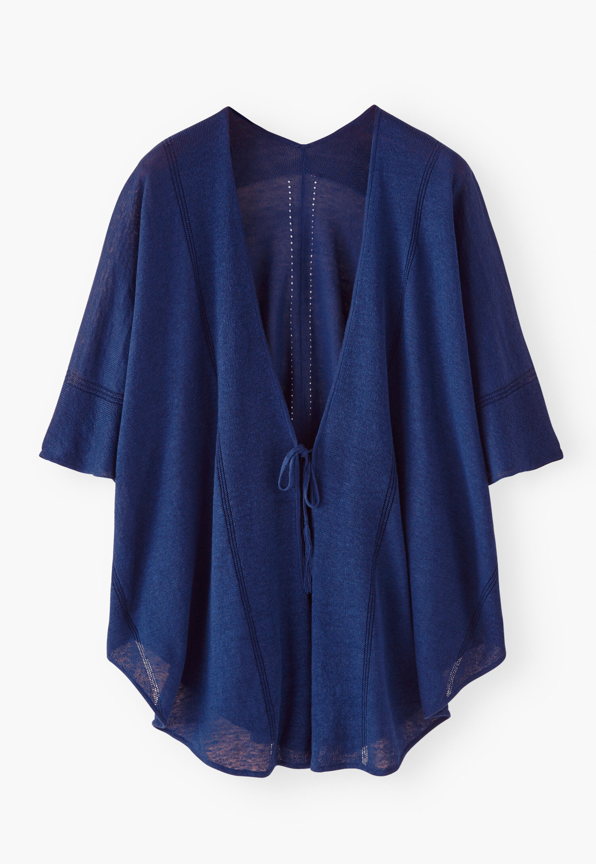 Knitted kimono cardigan