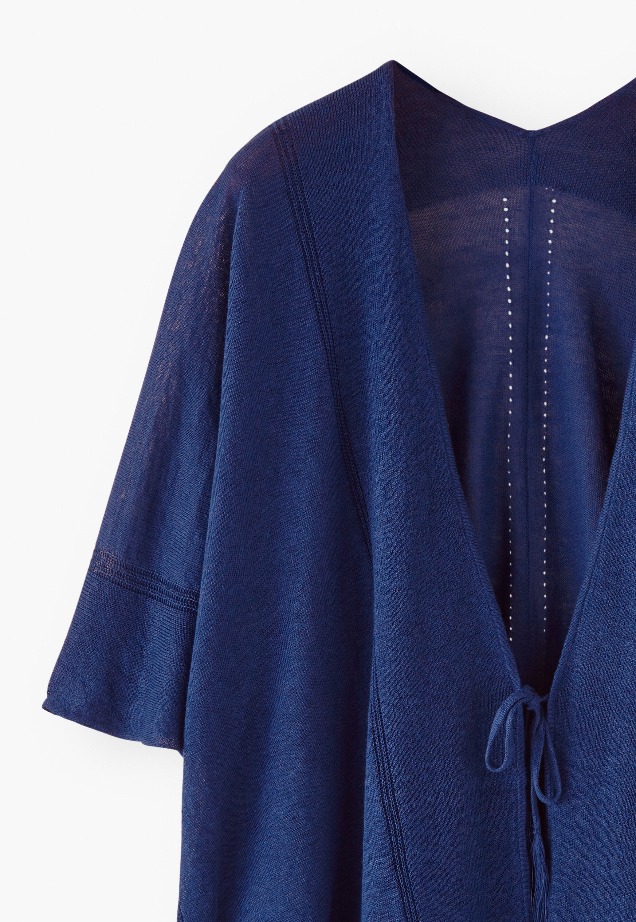 Knitted kimono cardigan