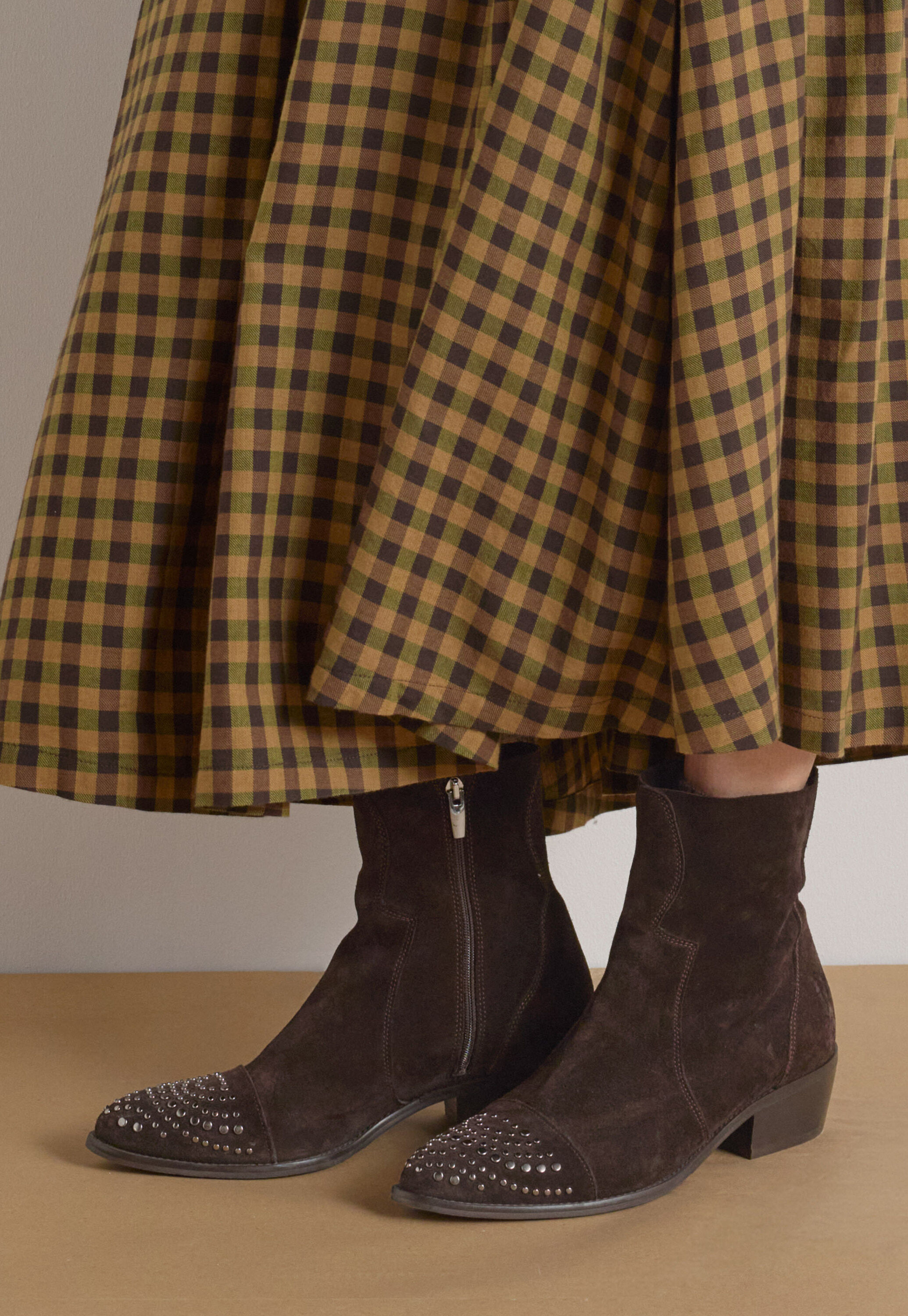 Stud detail boots