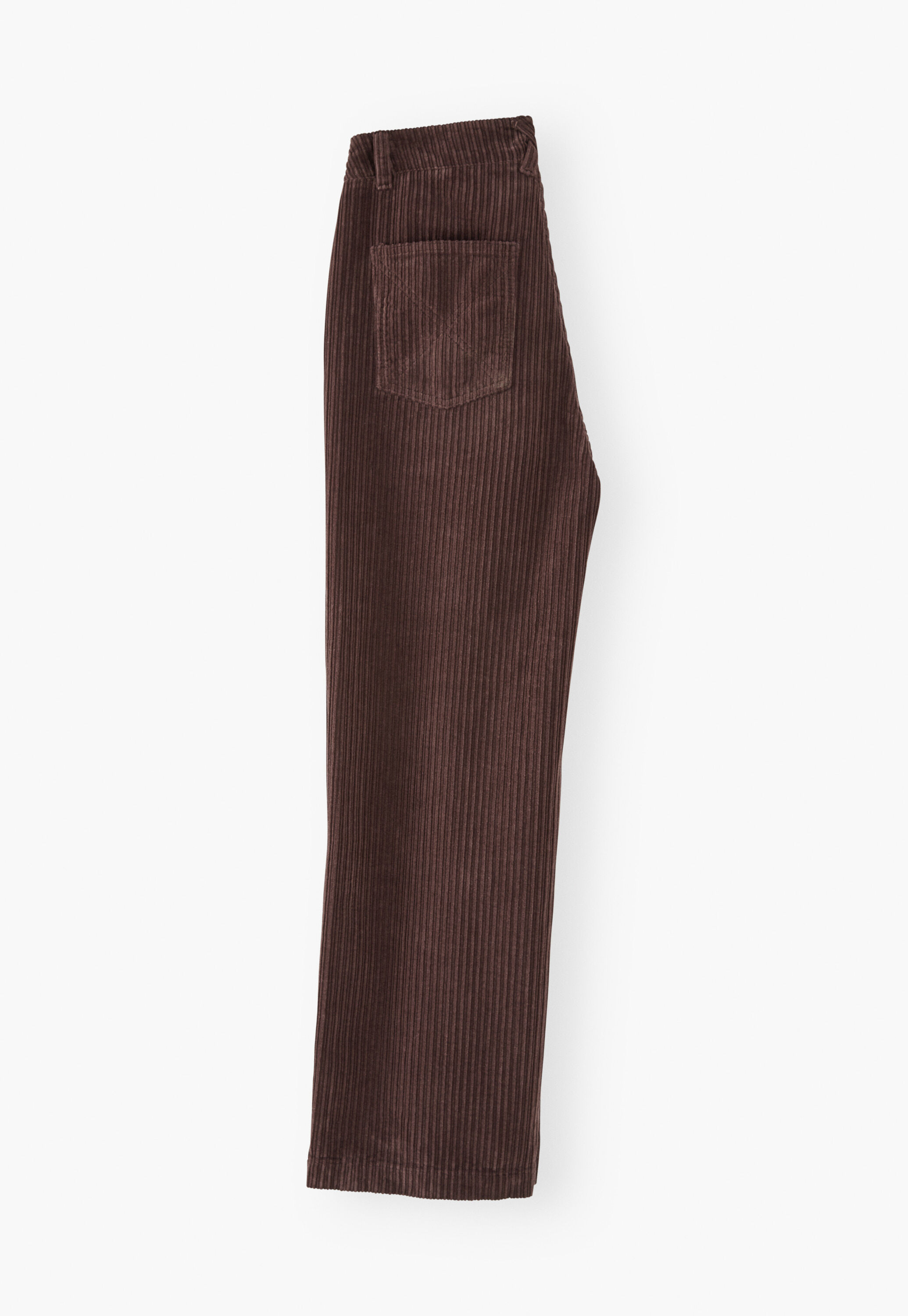 Cropped cord trousers