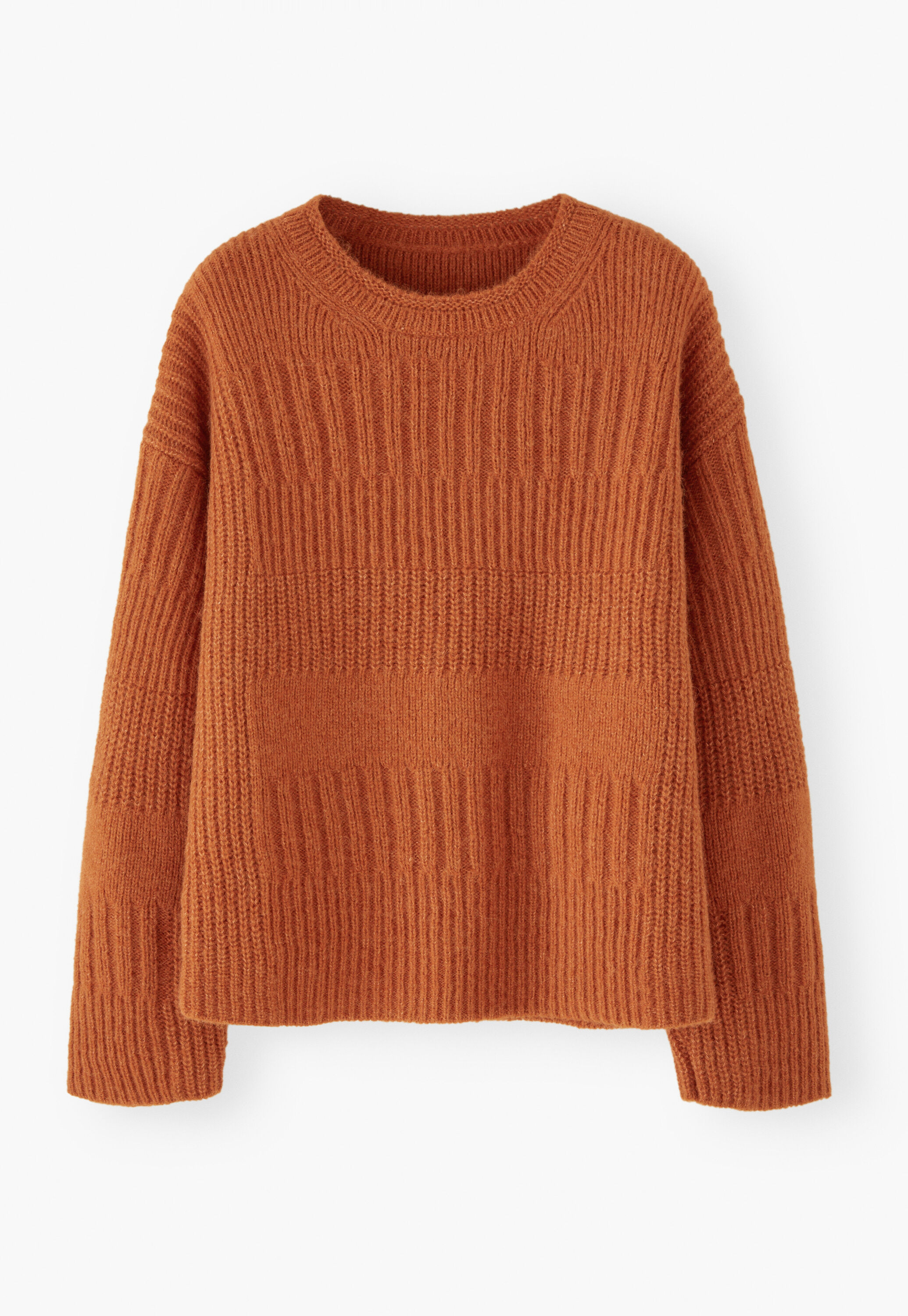 Rib-stitch sweater