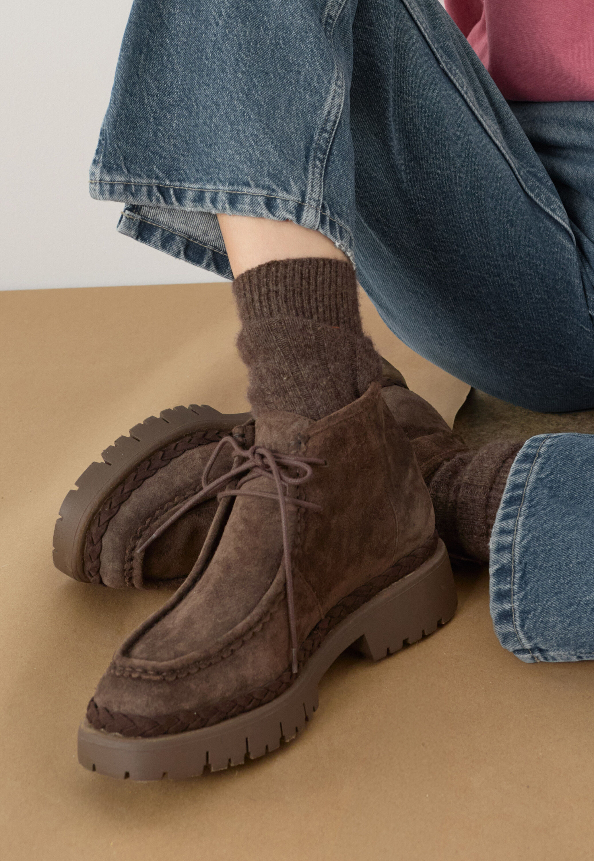 Lace-up boots