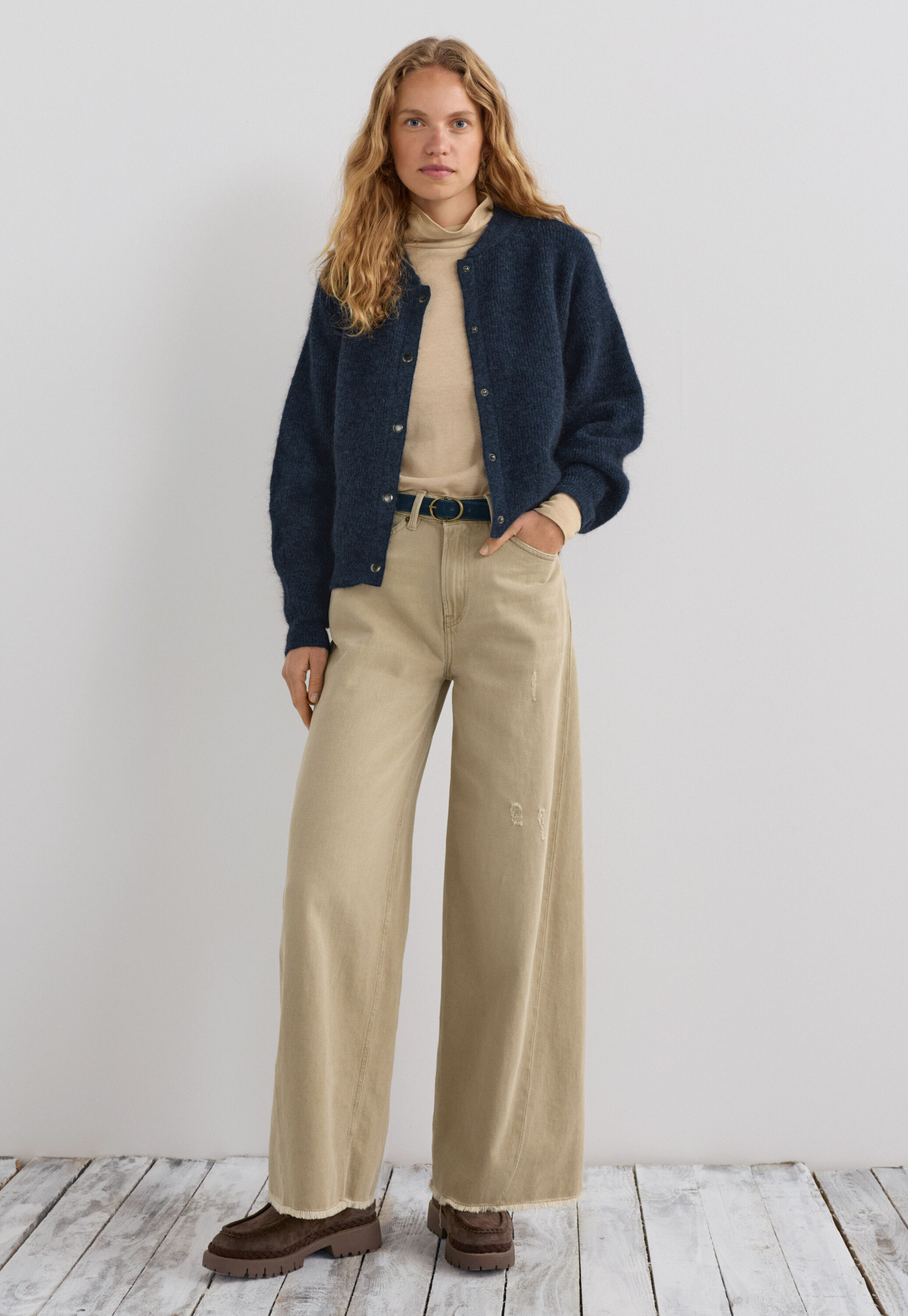 Roll-neck top