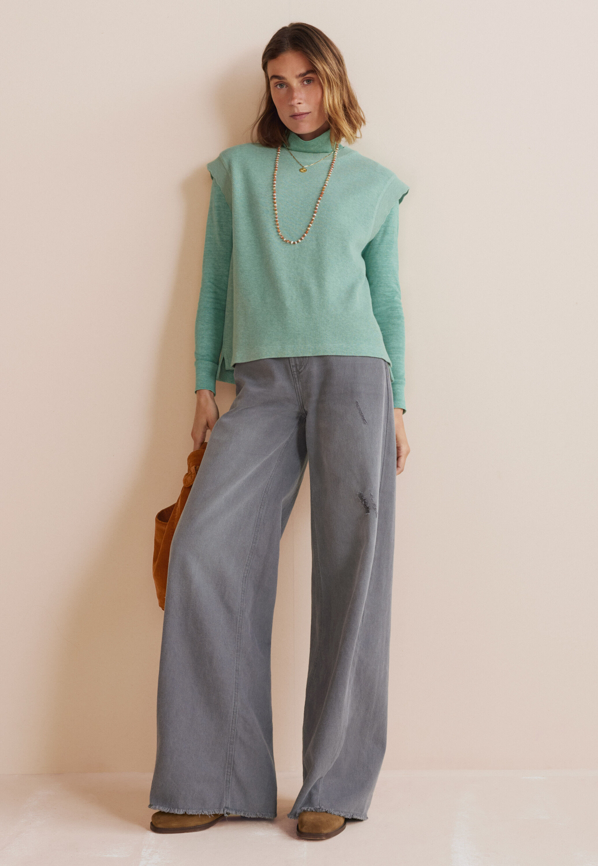 Roll-neck top