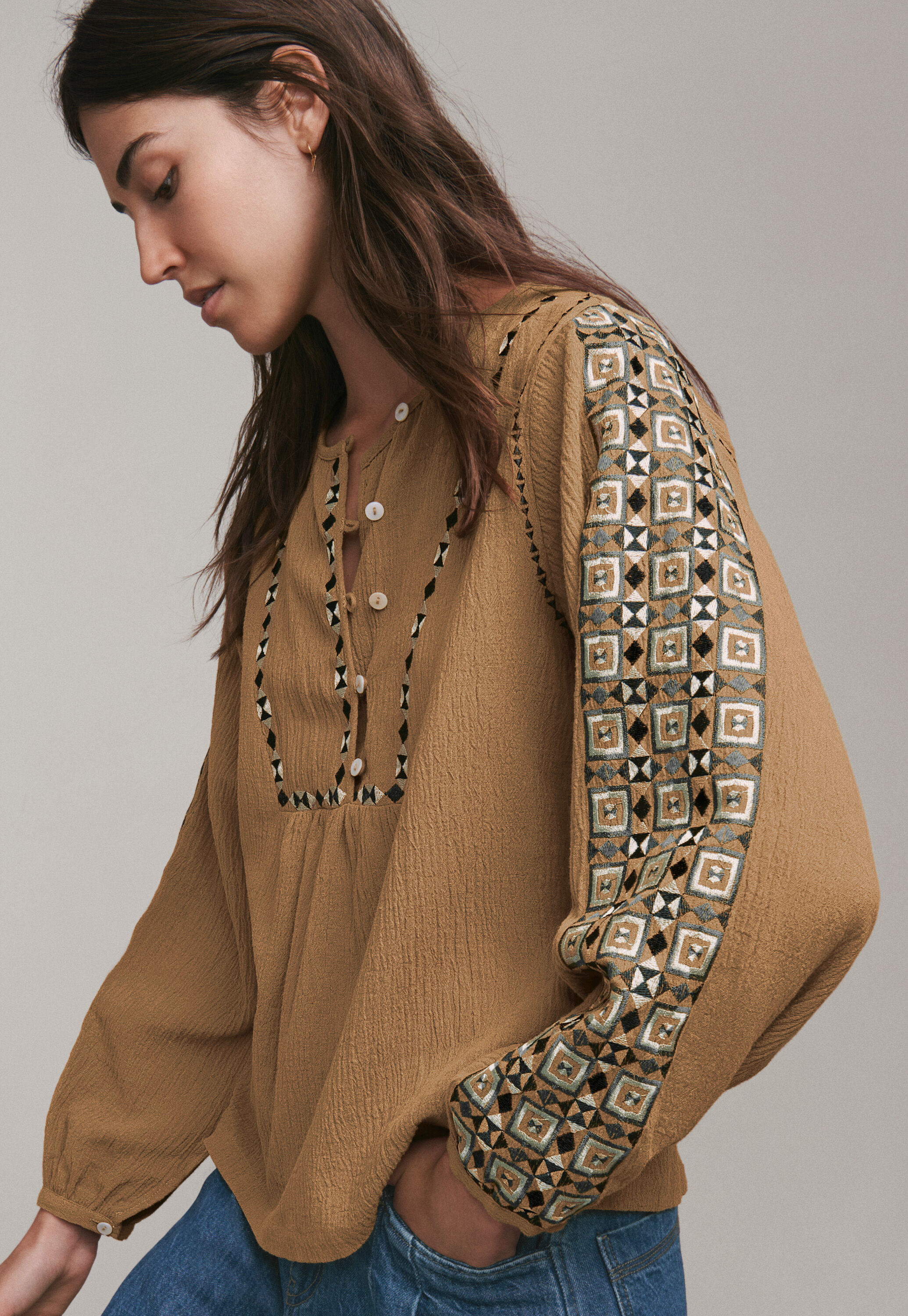 Embroidered blouse