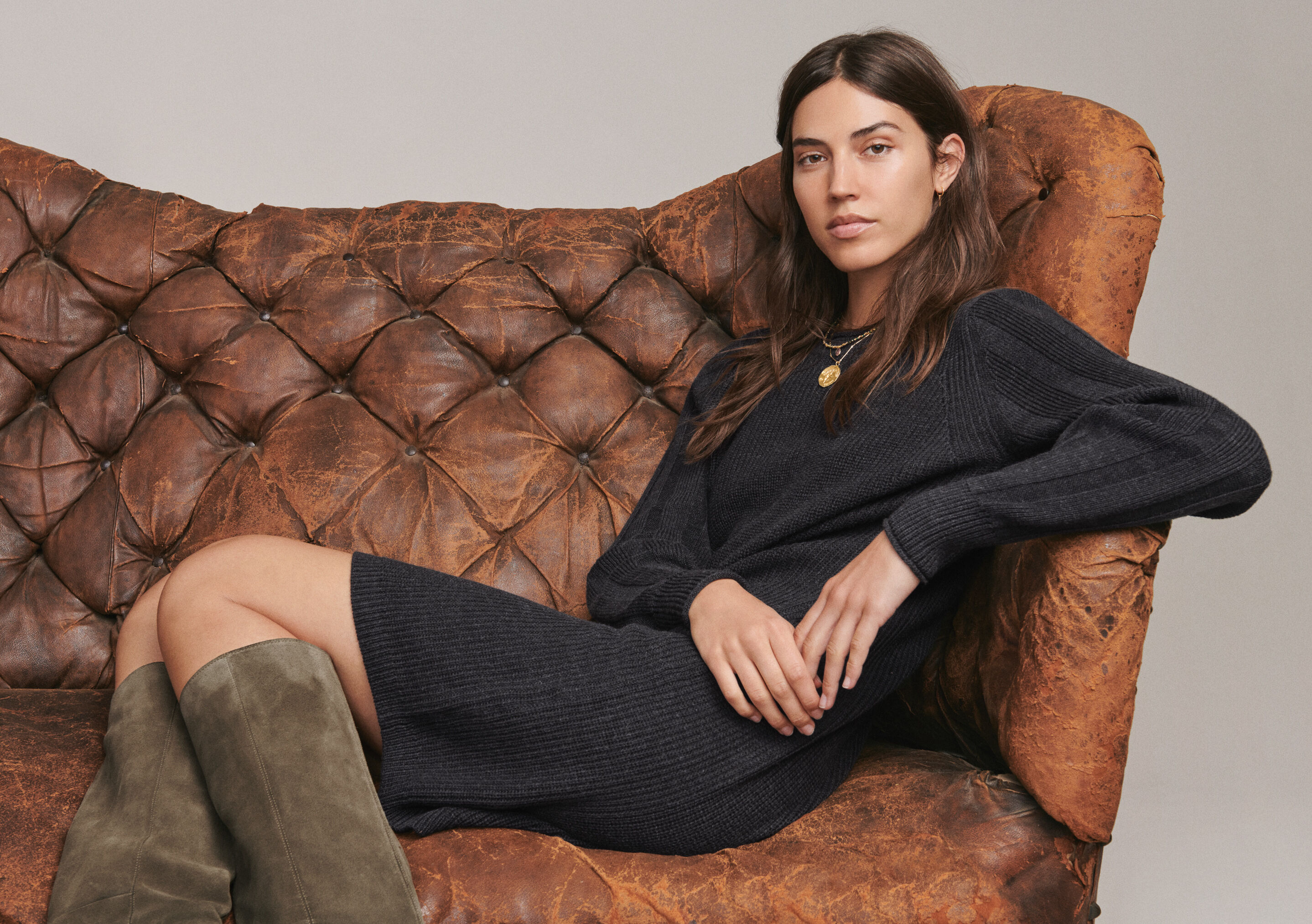 Knitted dress