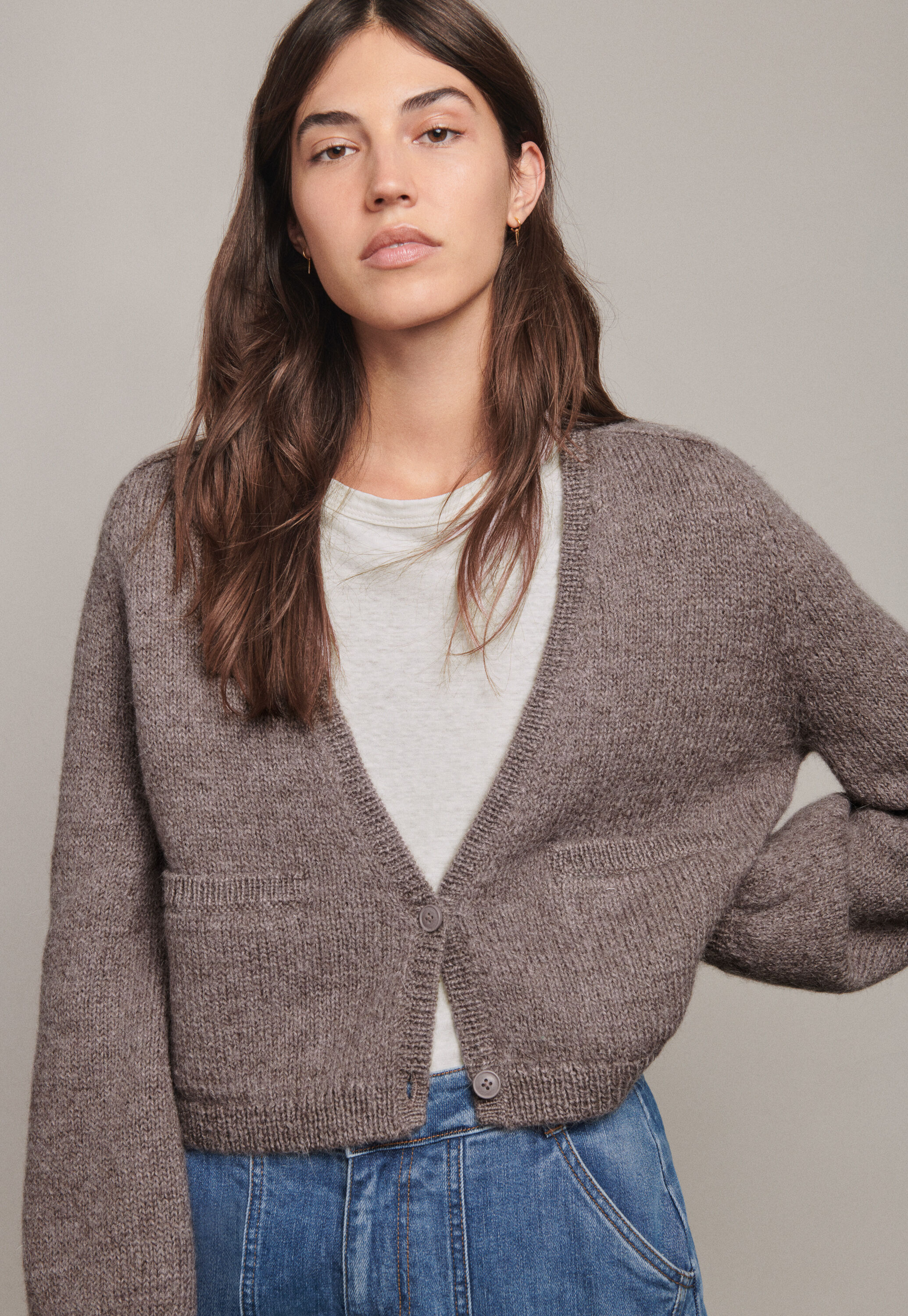 Cropped cardigan