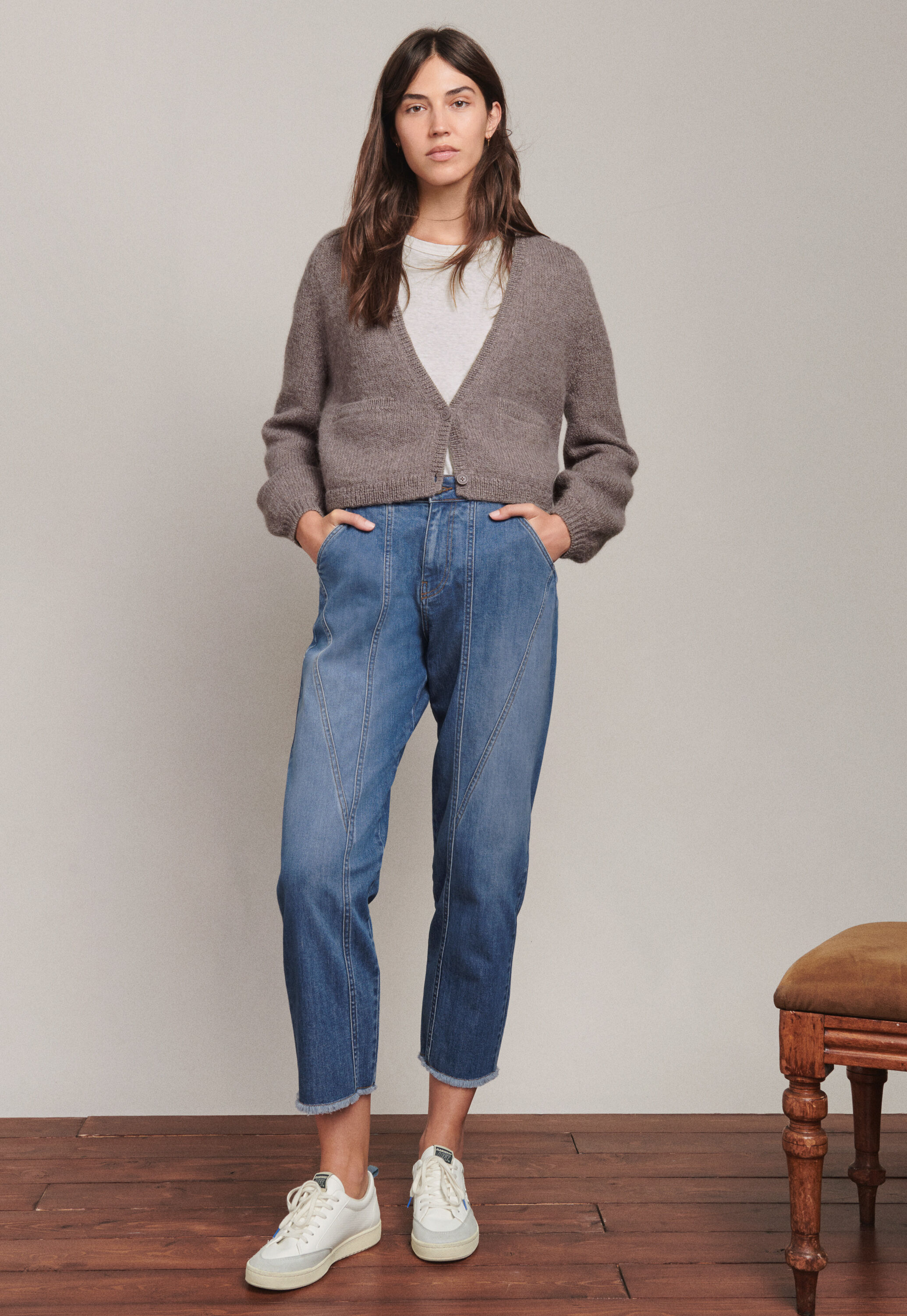 Cropped cardigan