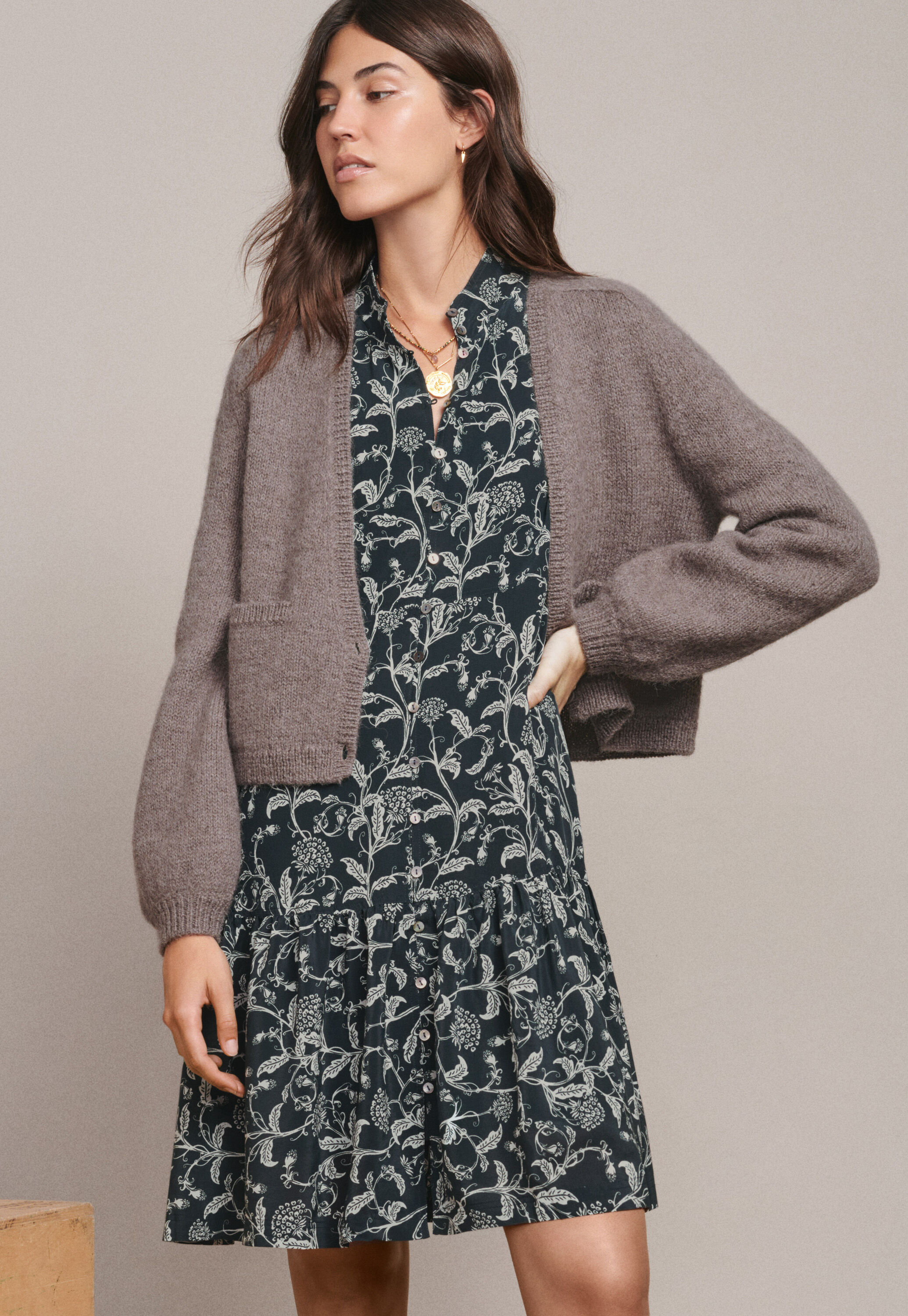 Cropped cardigan