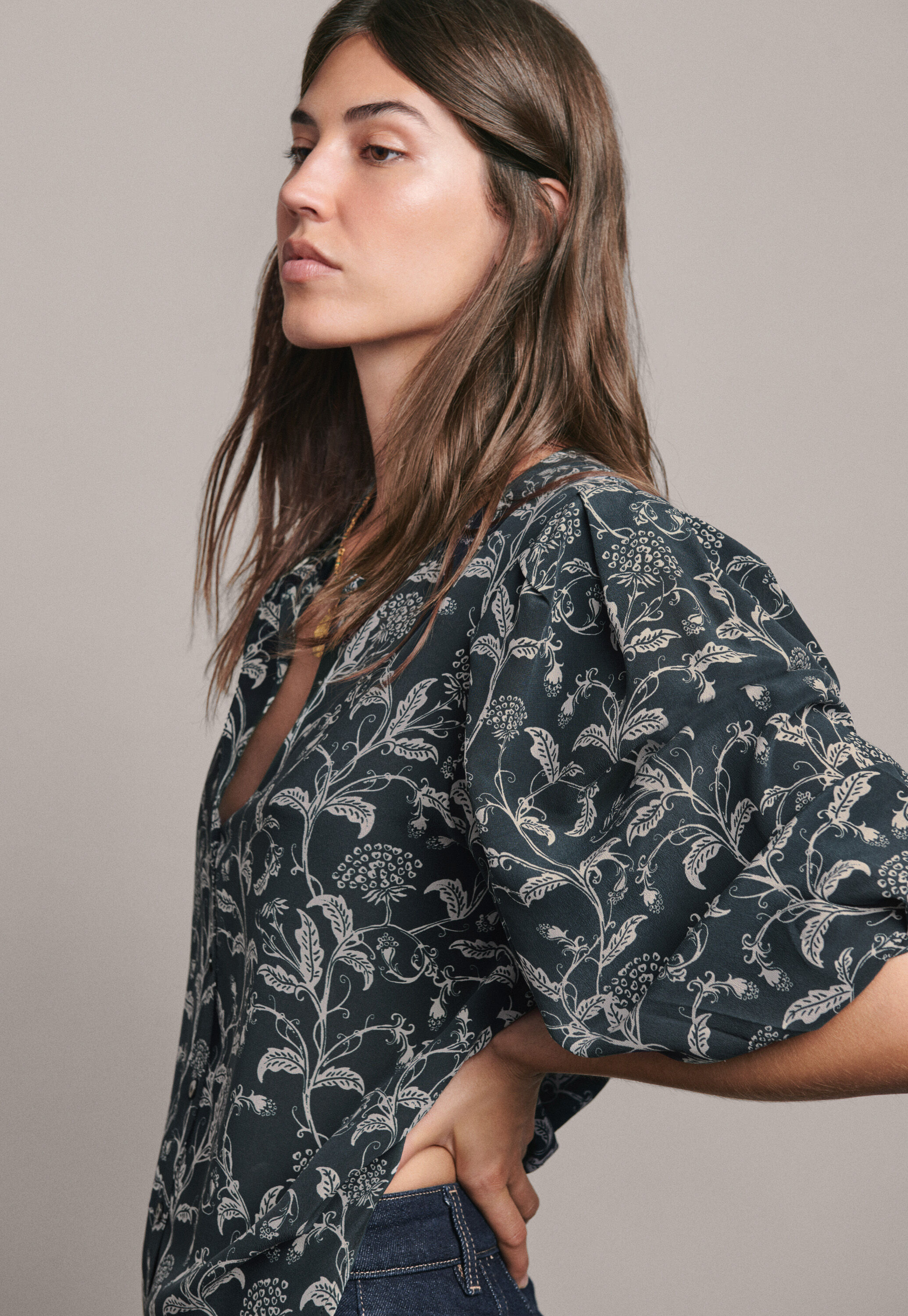 Printed blouse