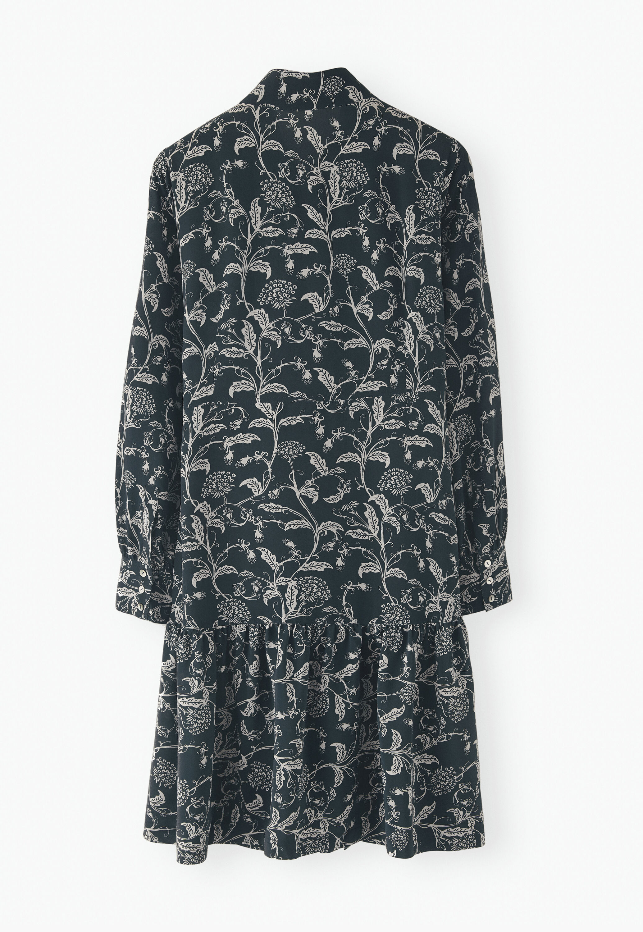 Printed tiered dress