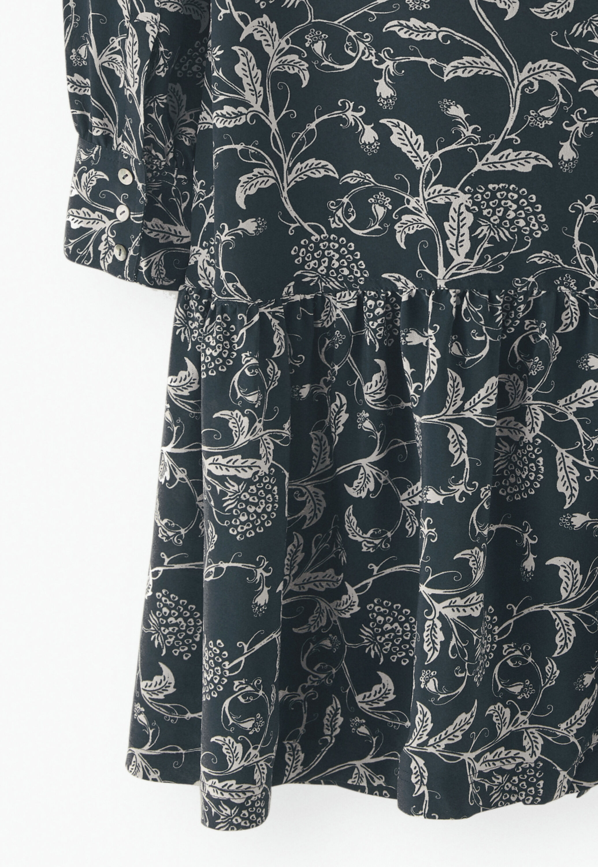 Printed tiered dress