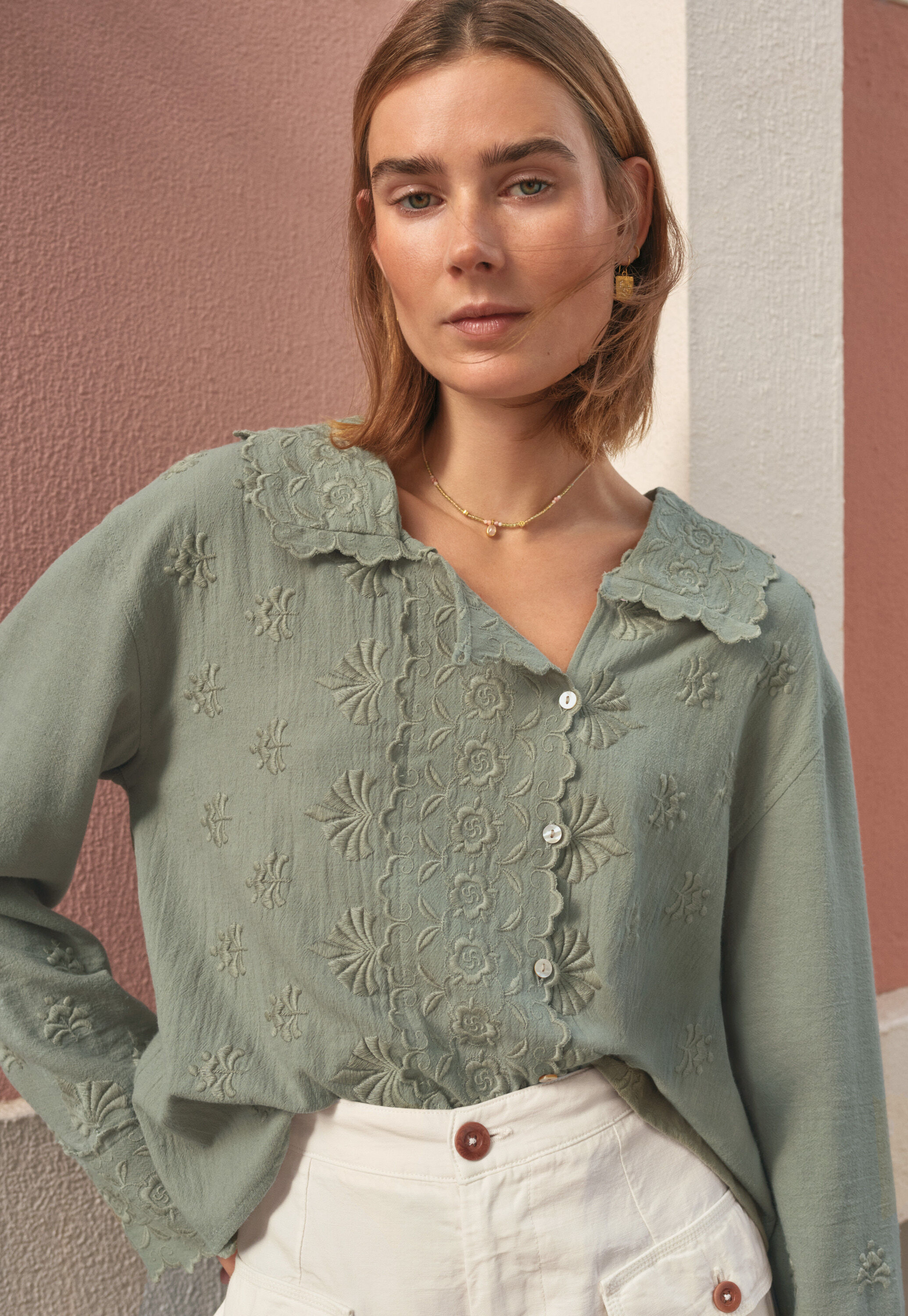 Embroidered blouse