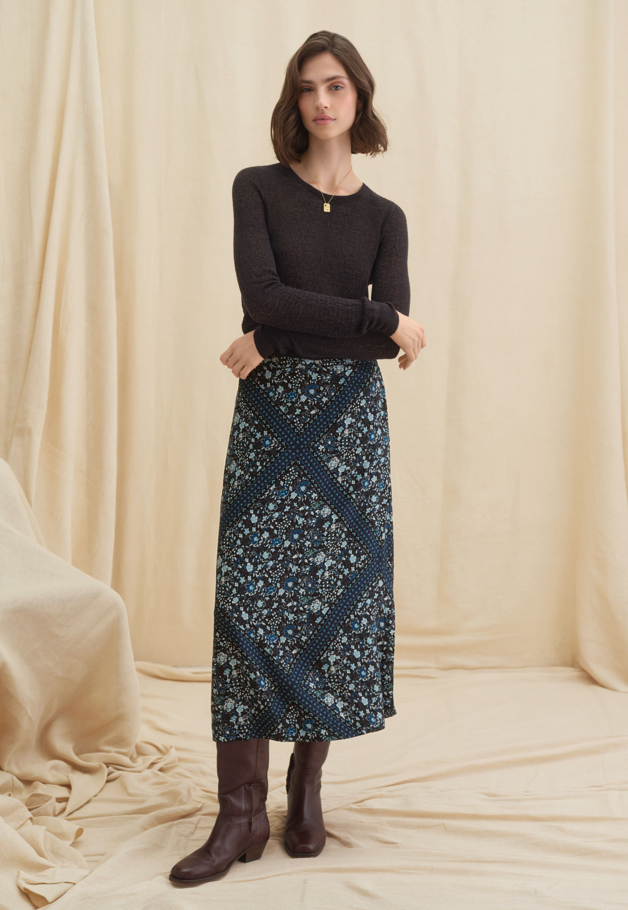 Printed skirt