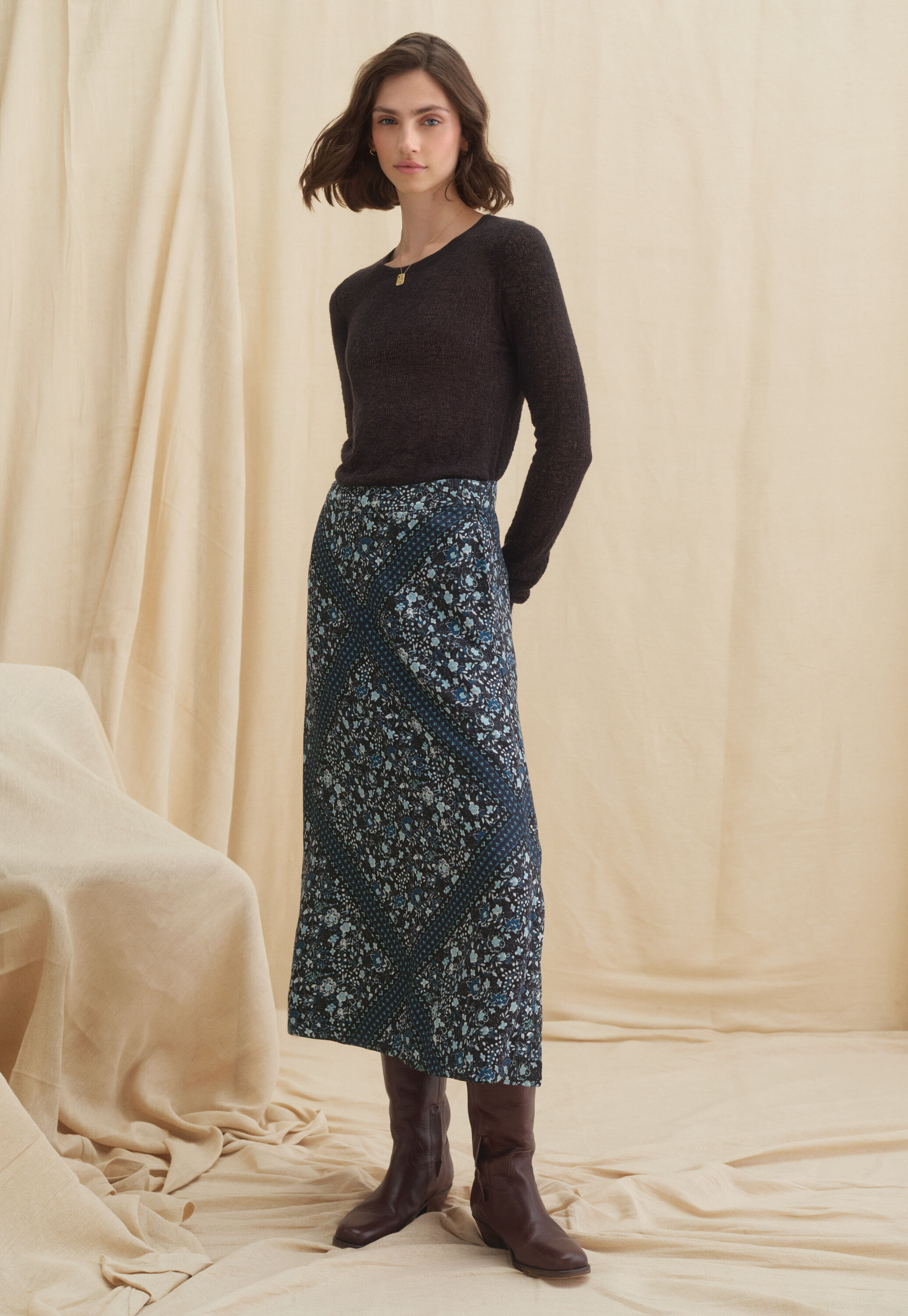 Printed skirt