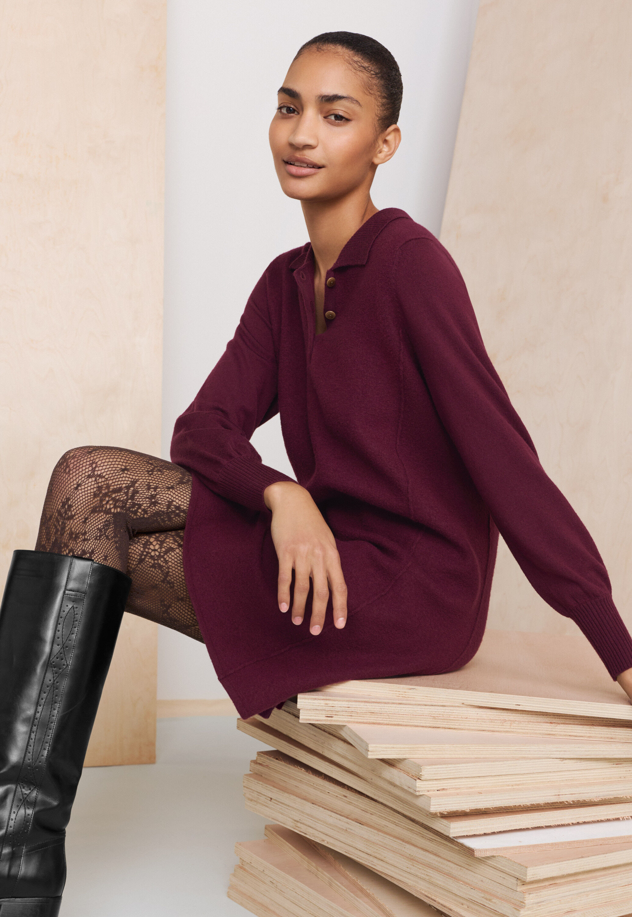 Collared dress