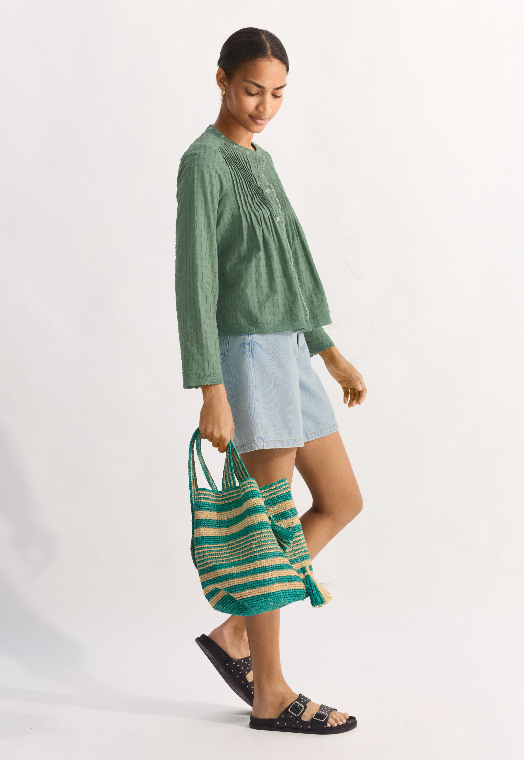 Smocked blouse