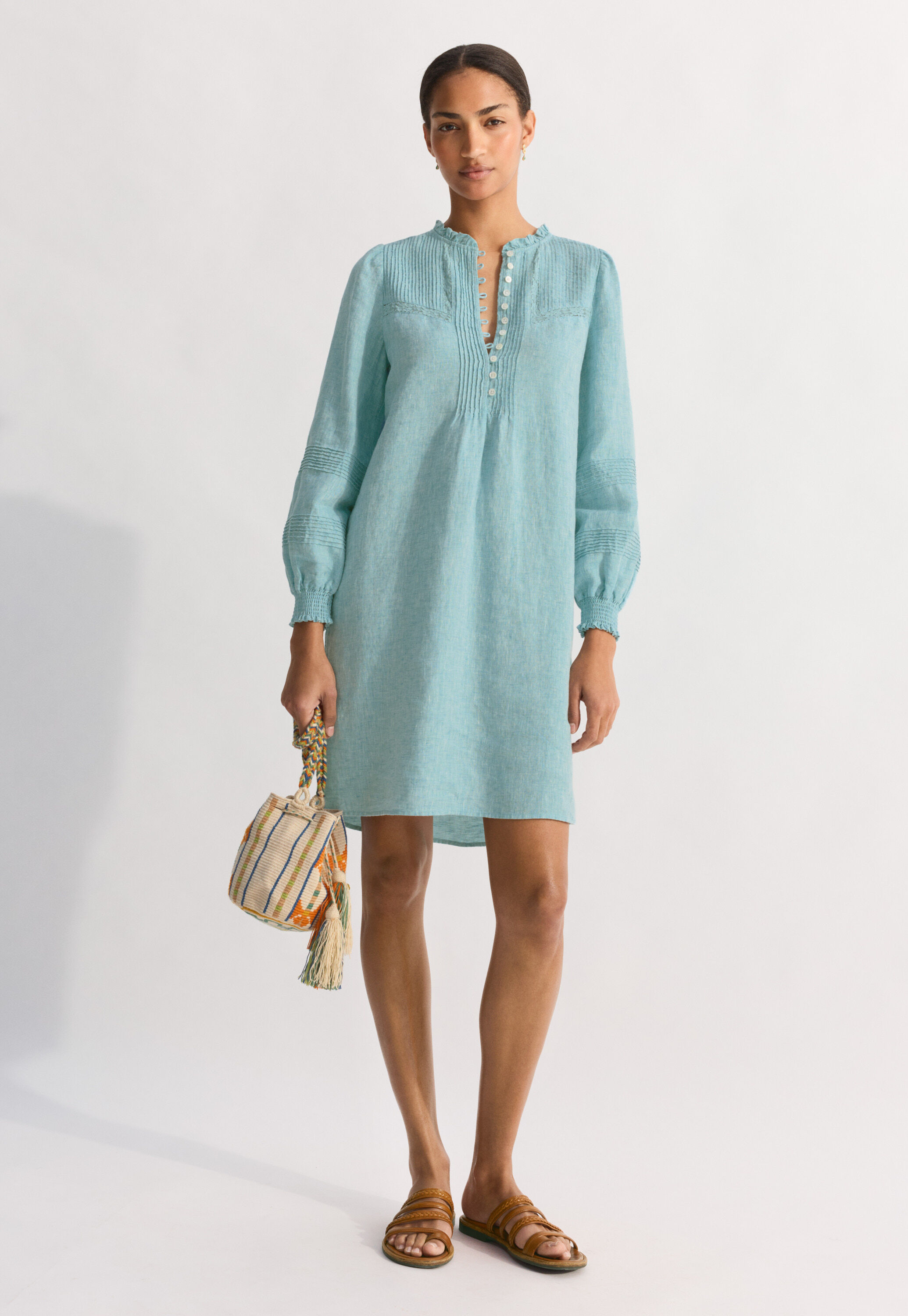 Pintuck dress