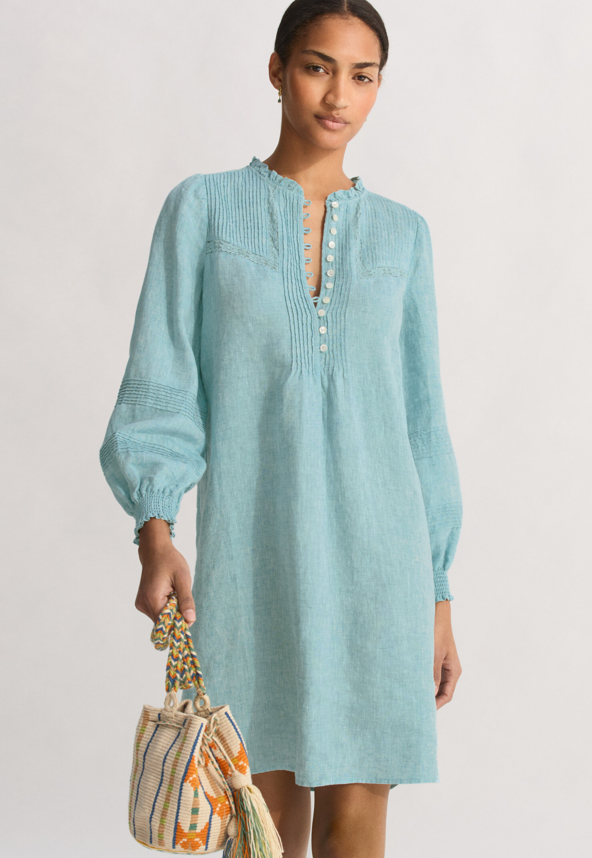 Pintuck dress
