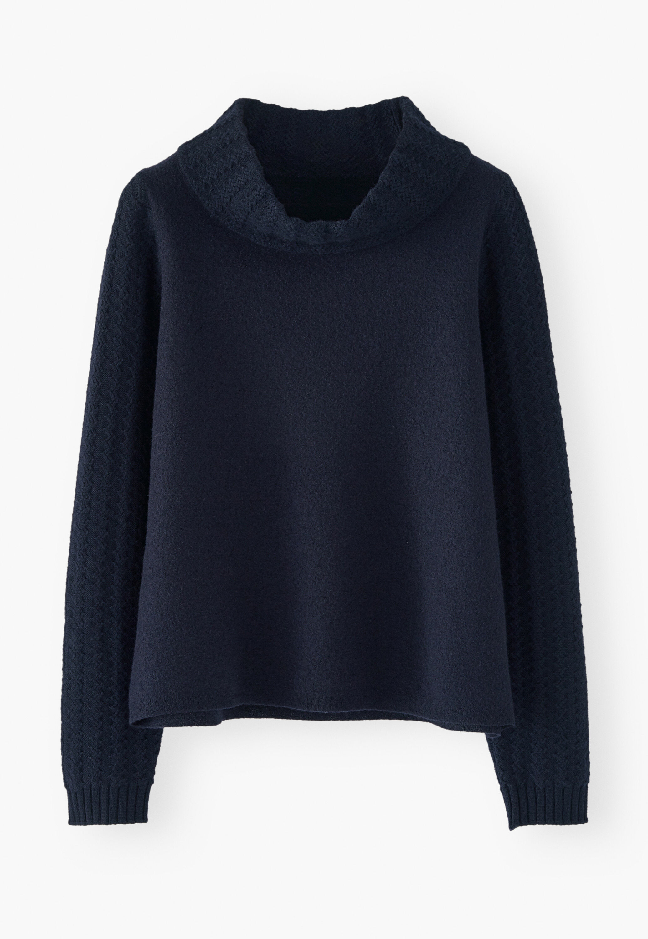 Stitch-detail sweater