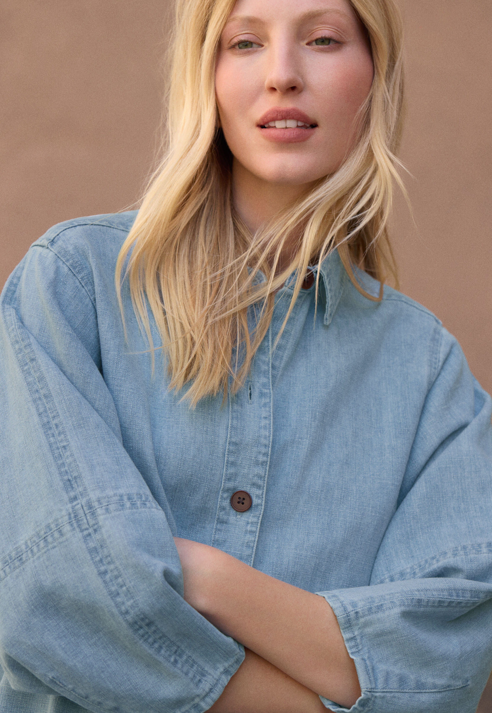 Oversize shirt dress
