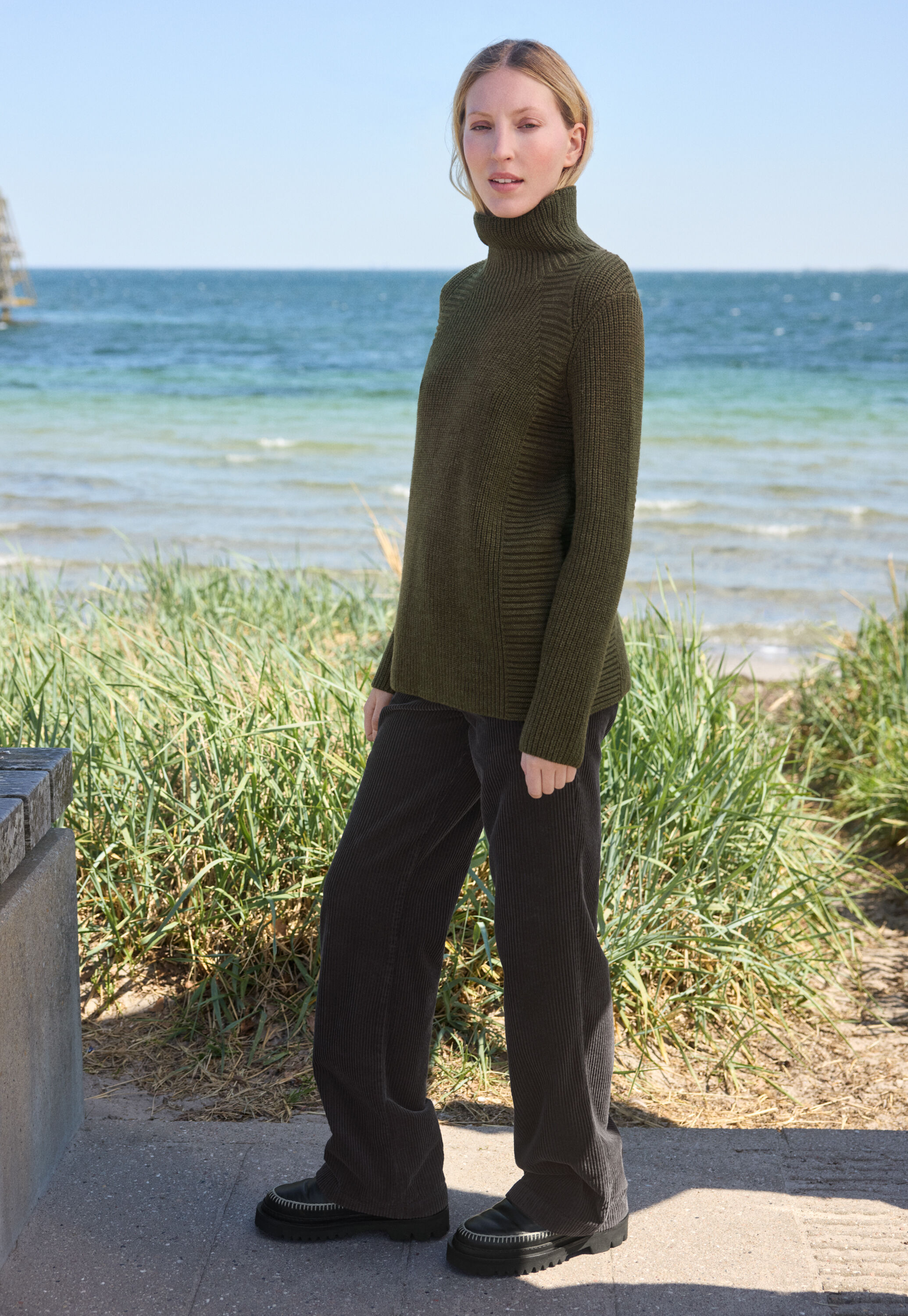 High-neck sweater
