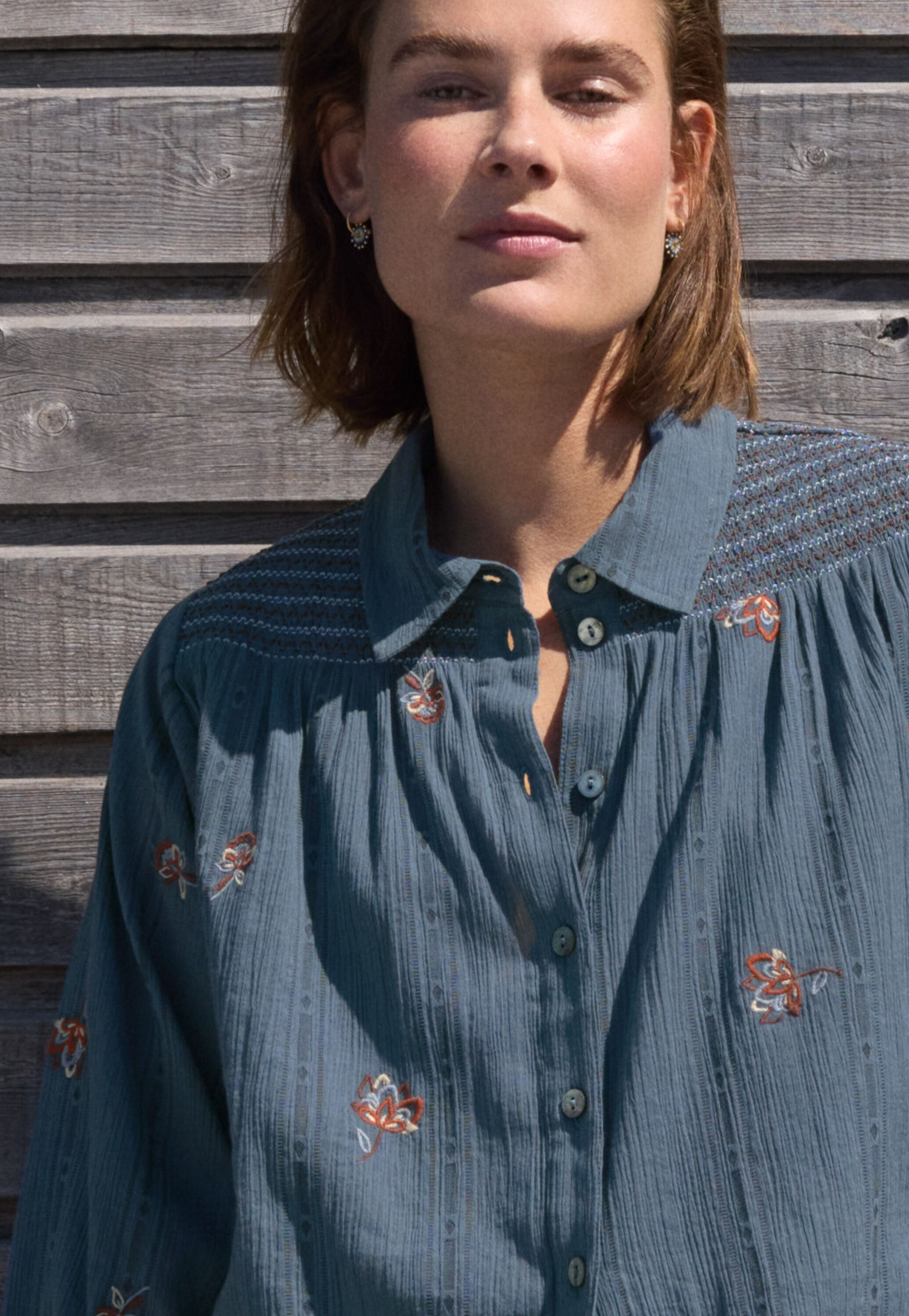 Embroidered blouse