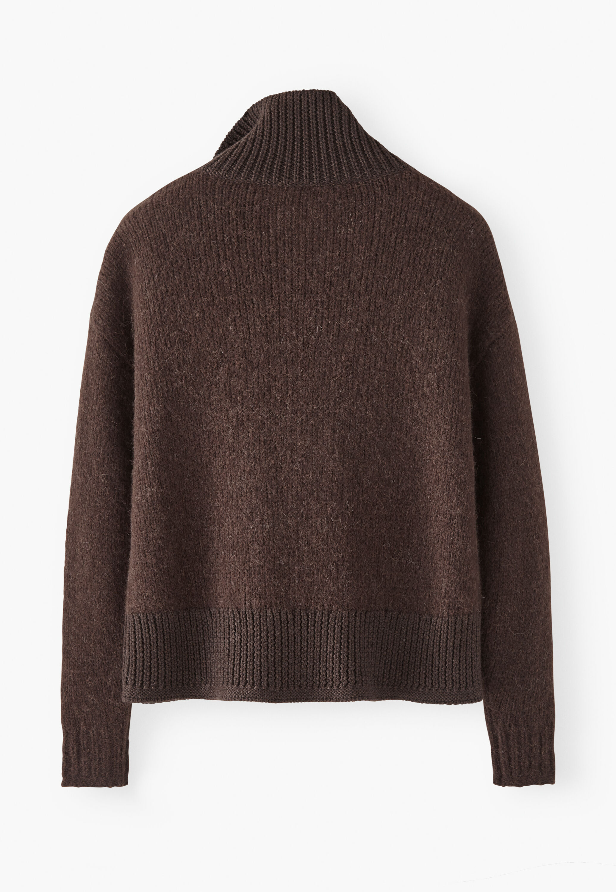 Zip-neck sweater