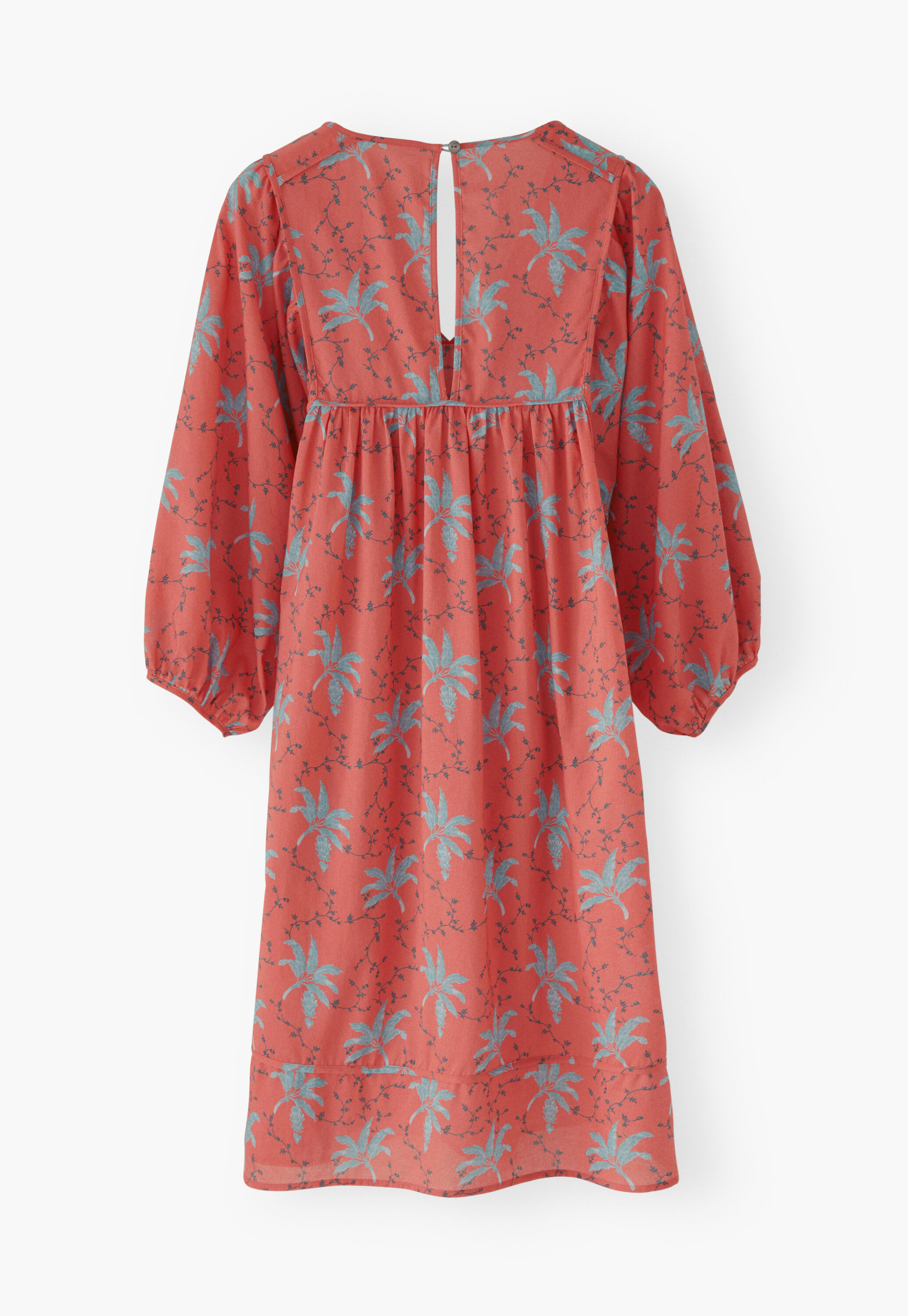 V-neck printed dress