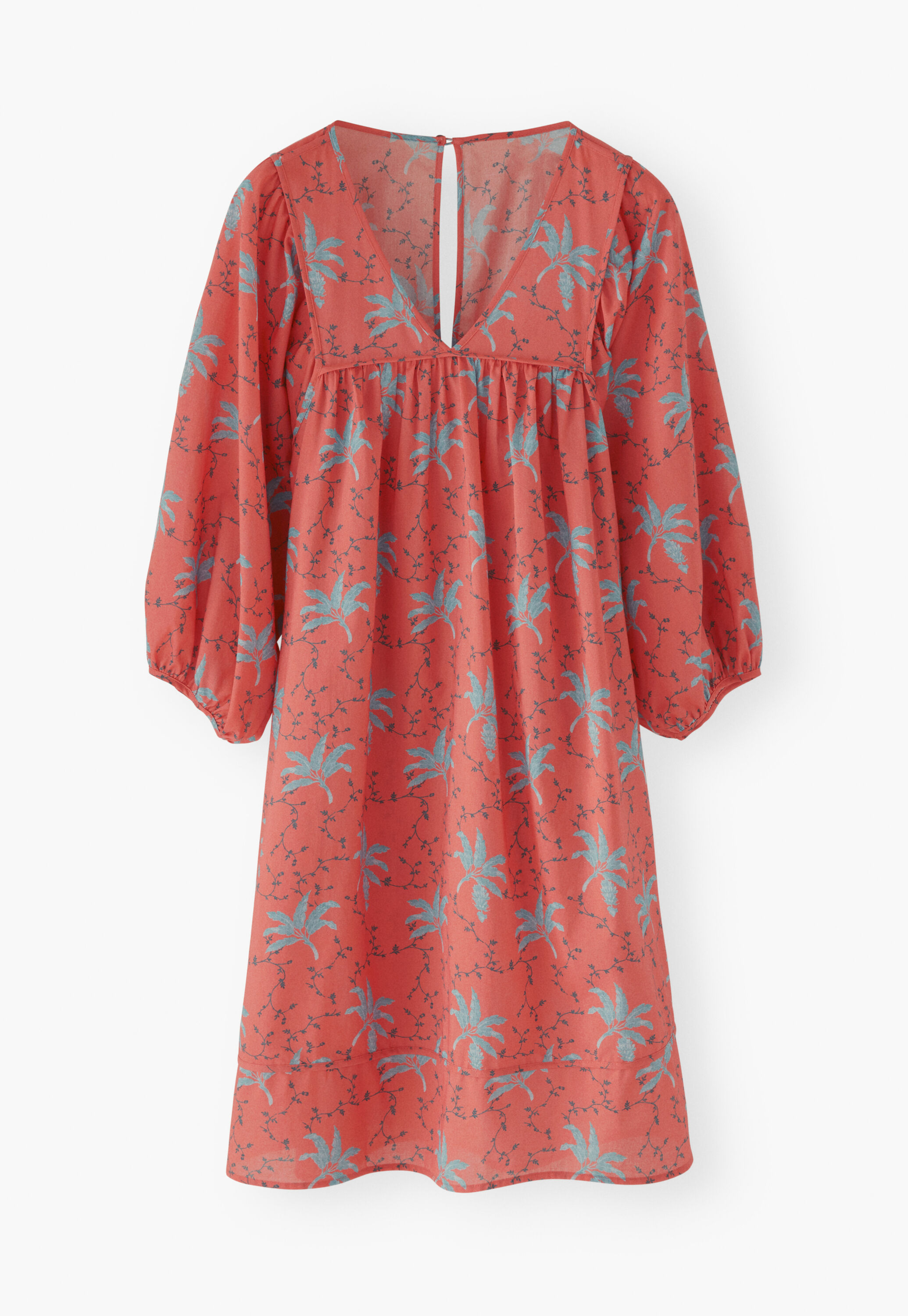 V-neck printed dress