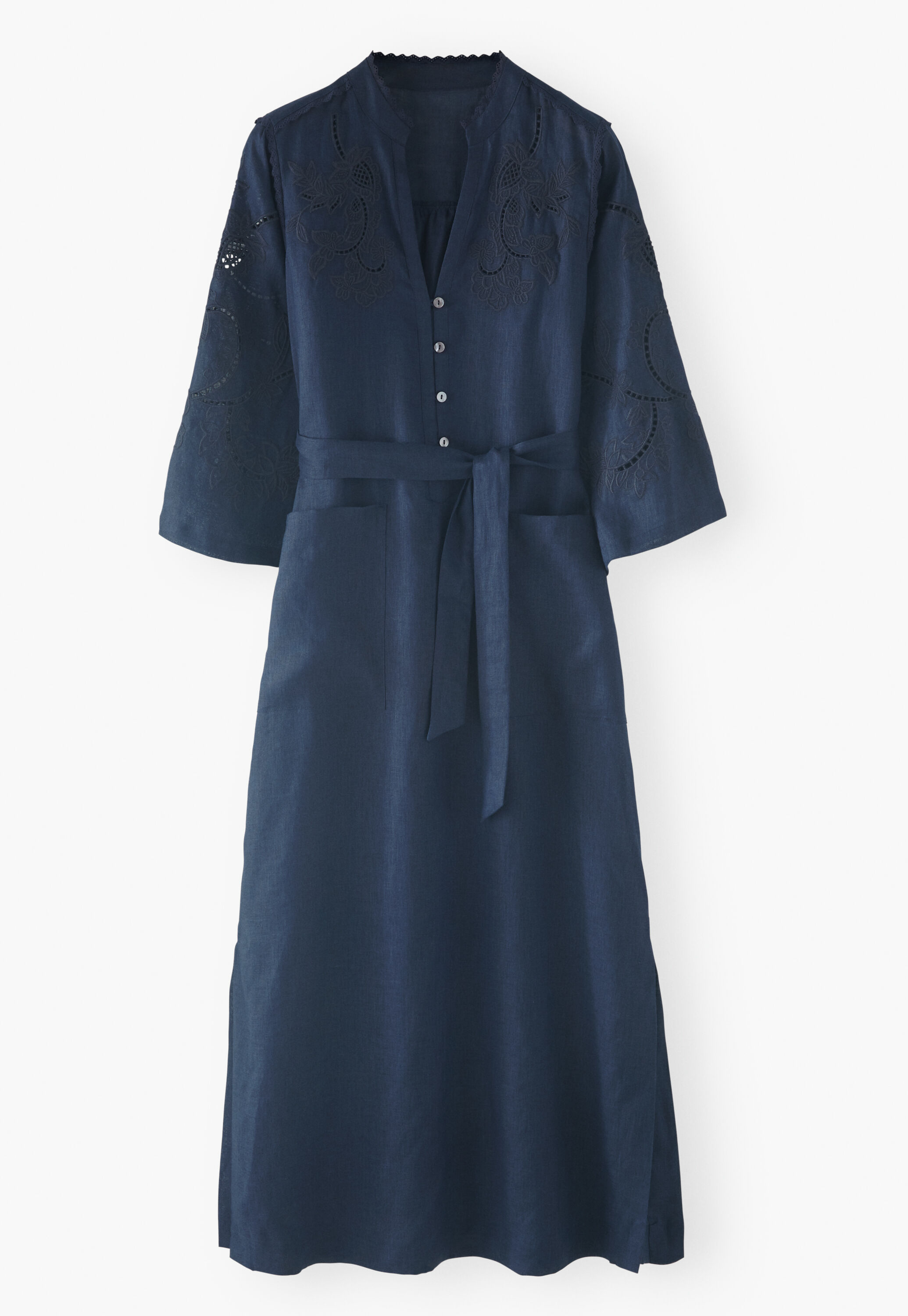Embroidered cutwork dress