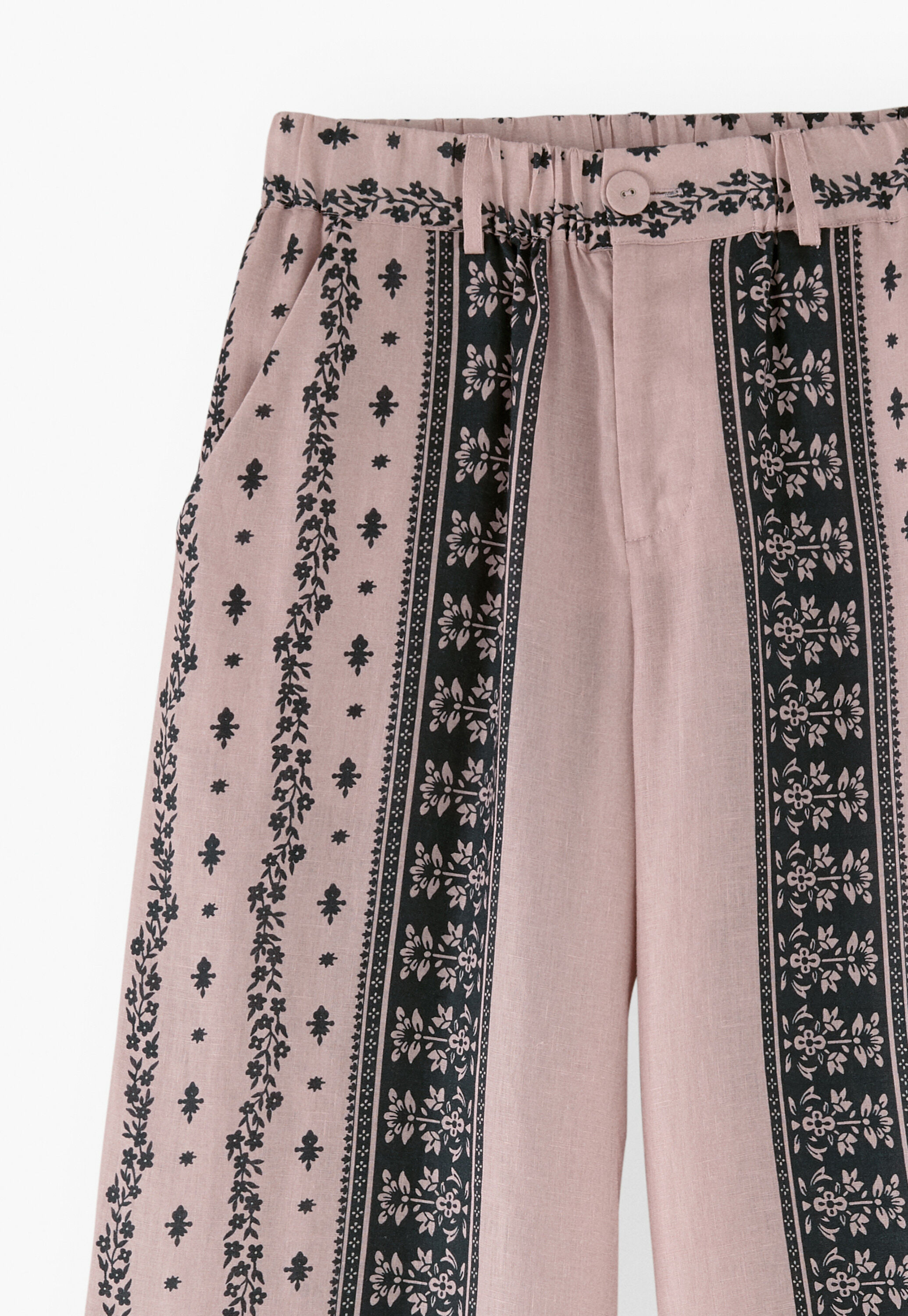 Printed trousers